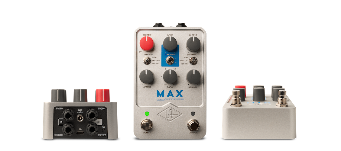 UAFX Max Preamp & Dual Compressor Pedal UAFX Max Preamp & Dual Compressor Pedal
