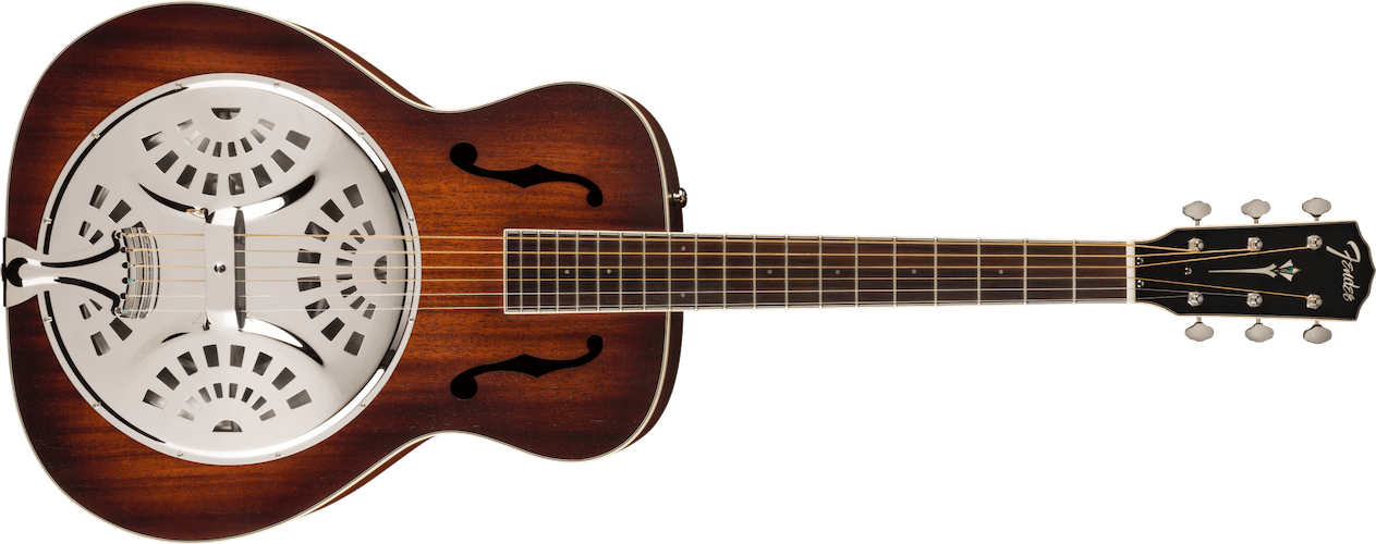 Fender PR-180E Resonator, Walnut Fingerboard, Aged Cognac Burst