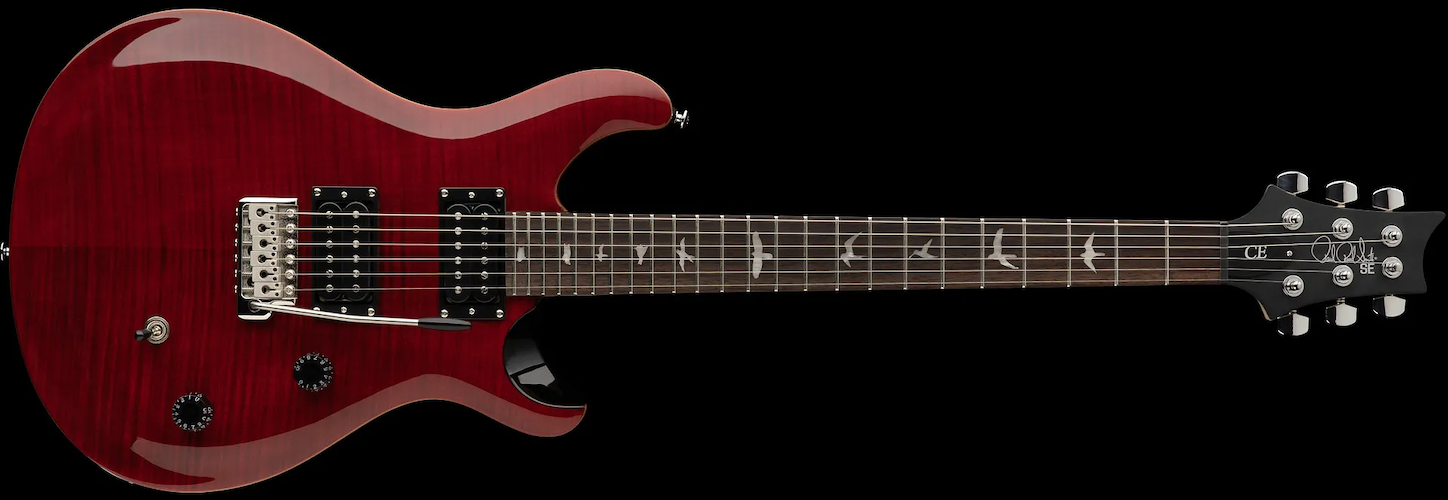 PRS SE CE24 Electric Guitar - Black Cherry