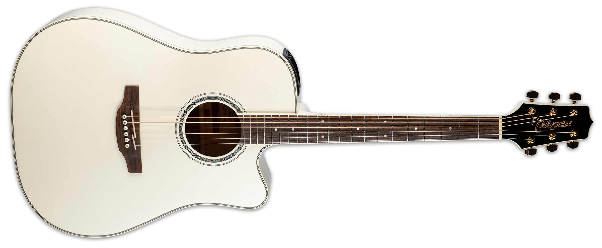 Takamine GD37CEPW Acoustic Guitar - Pearl White