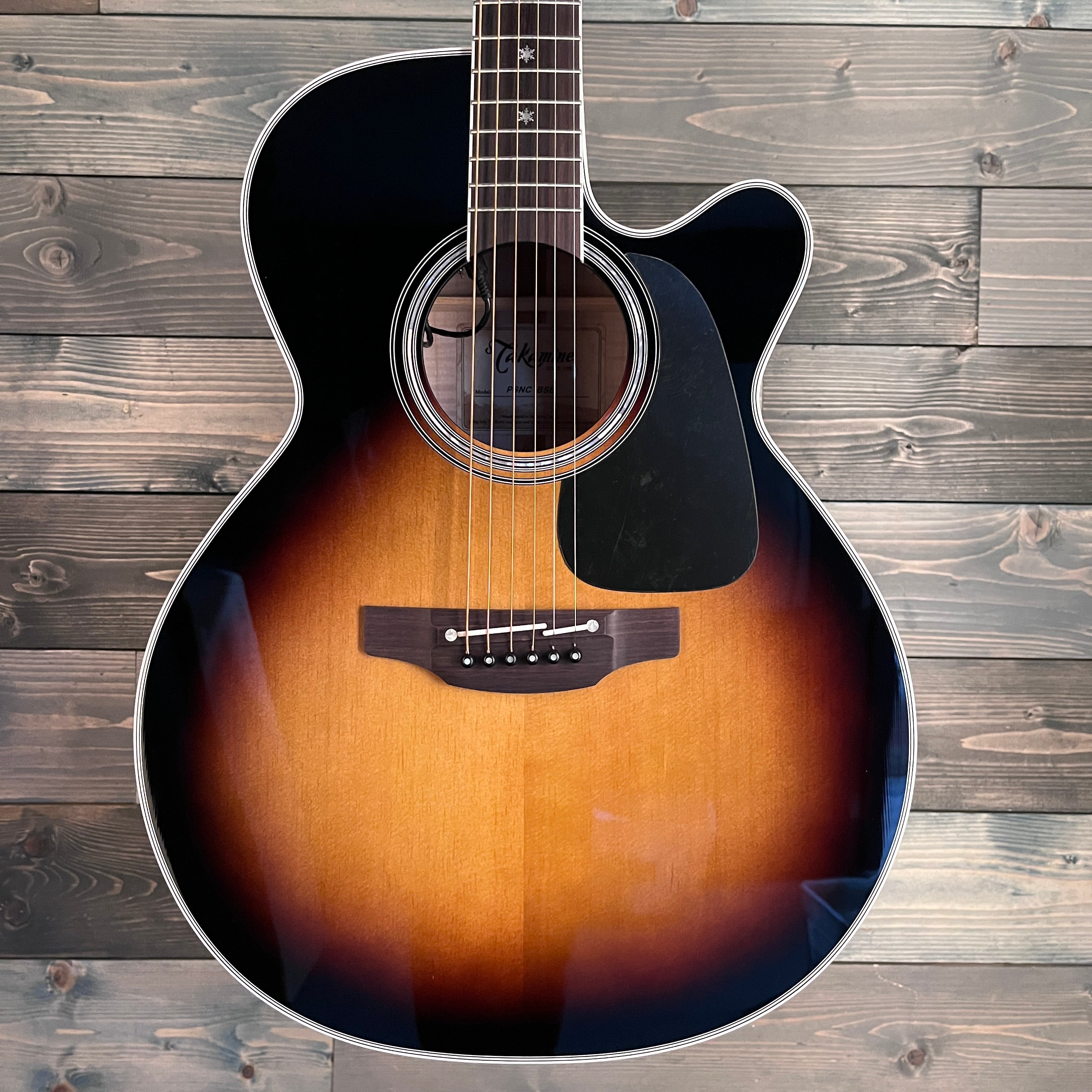 Takamine P6NC Cutaway Acoustic Guitar - Brown Sunburst