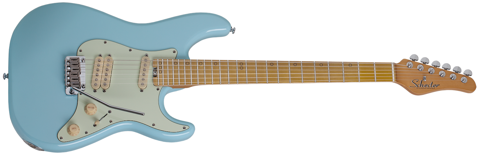 Schecter 4203 MV-6 Electric Guitar - Super Sonic Blue