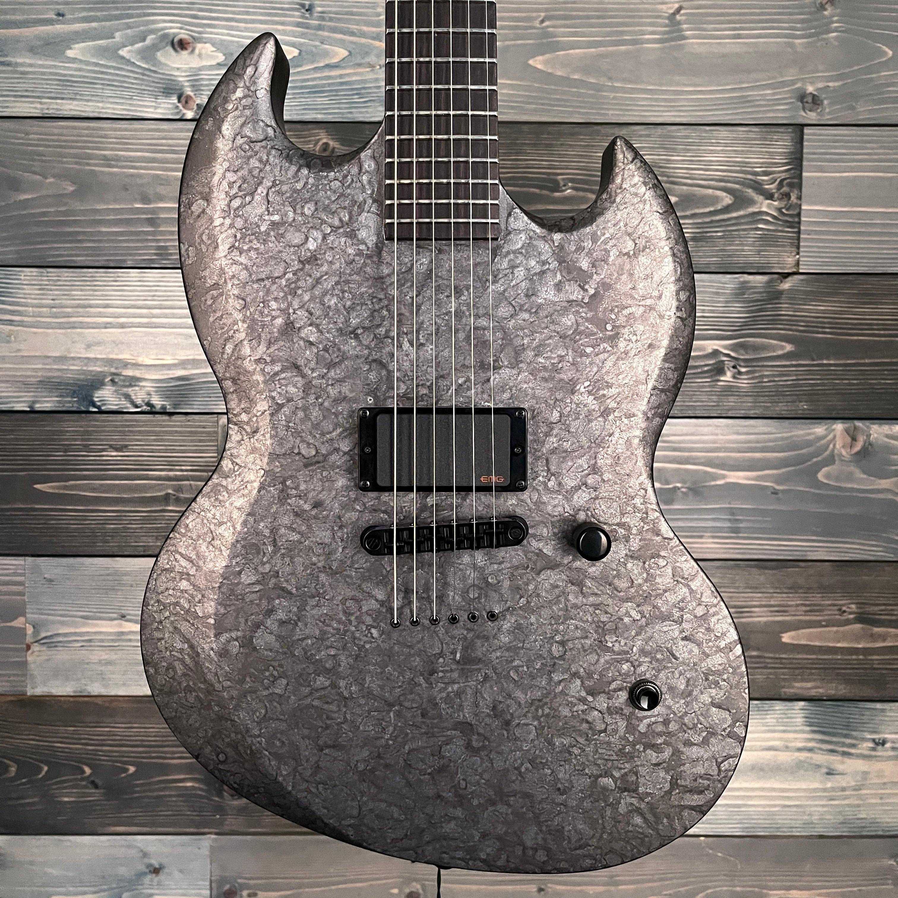 ESP LTD Reba Meyers RM-600 Electric w/Case- Black Marble Satin