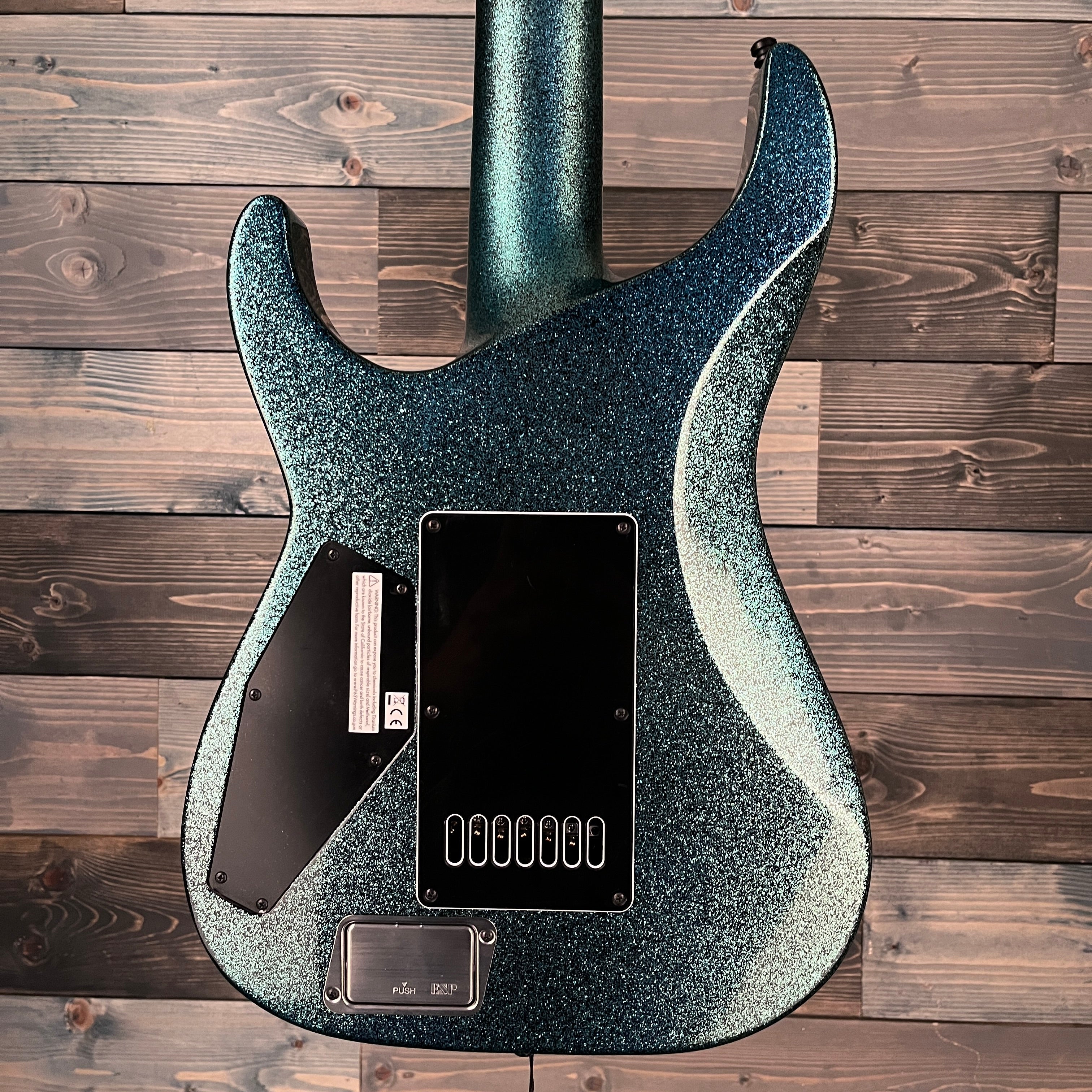 ESP E-II M-II 7B Baritone Evertune - Granite Sparkle