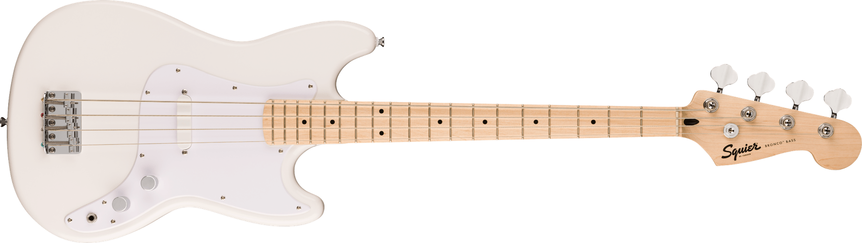 Fender Squier Sonic Bronco Bass, White Pickguard, Arctic White