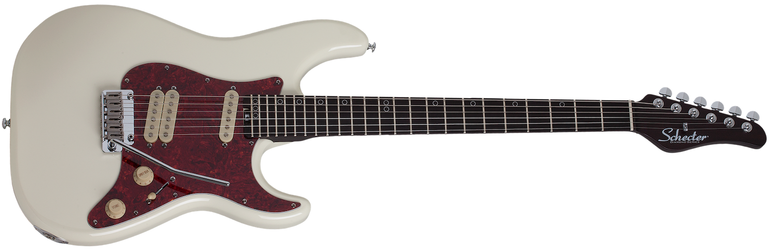 Schecter 4204 MV-6 Electric Guitar - Olympic White