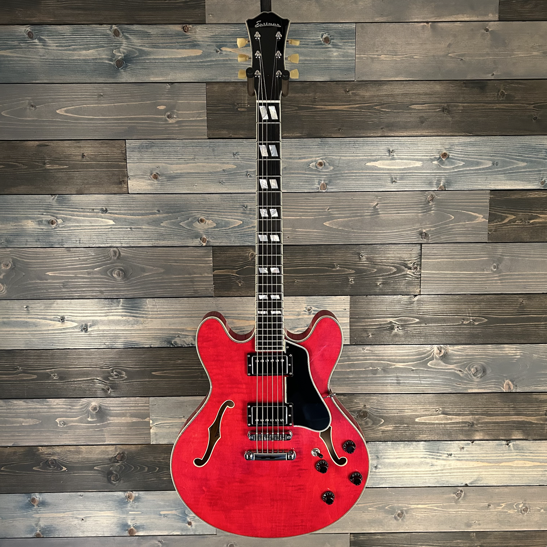 Eastman T486-RD Hollowbody Electric Guitar - Red