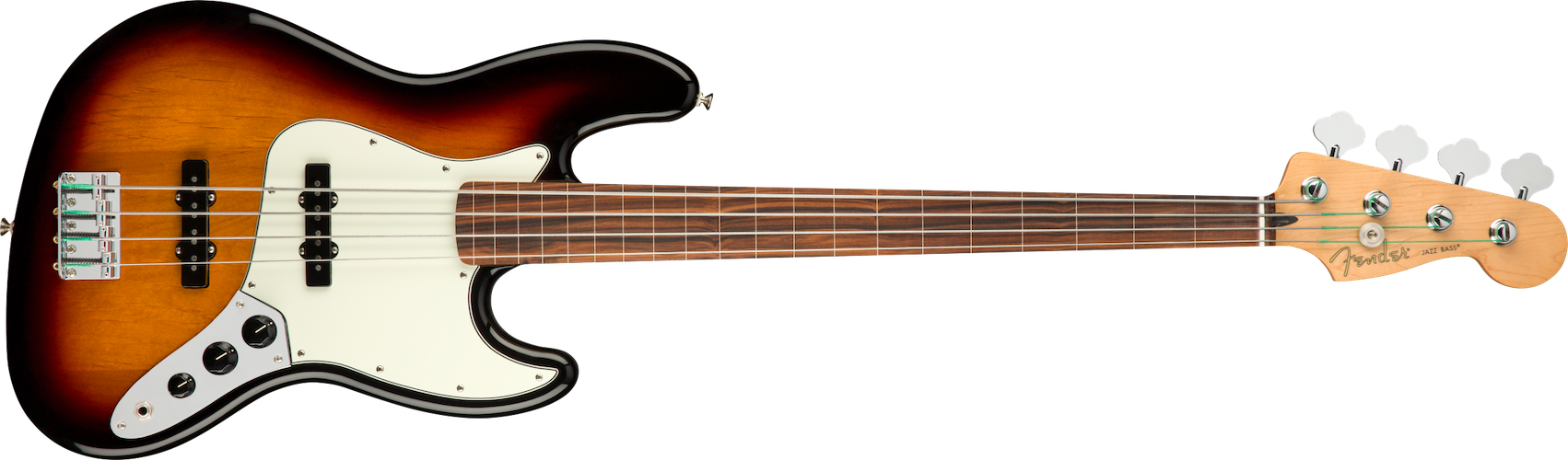 Fender Player Jazz Bass Fretless, Pau Ferro FB, 3-Color Sunburst