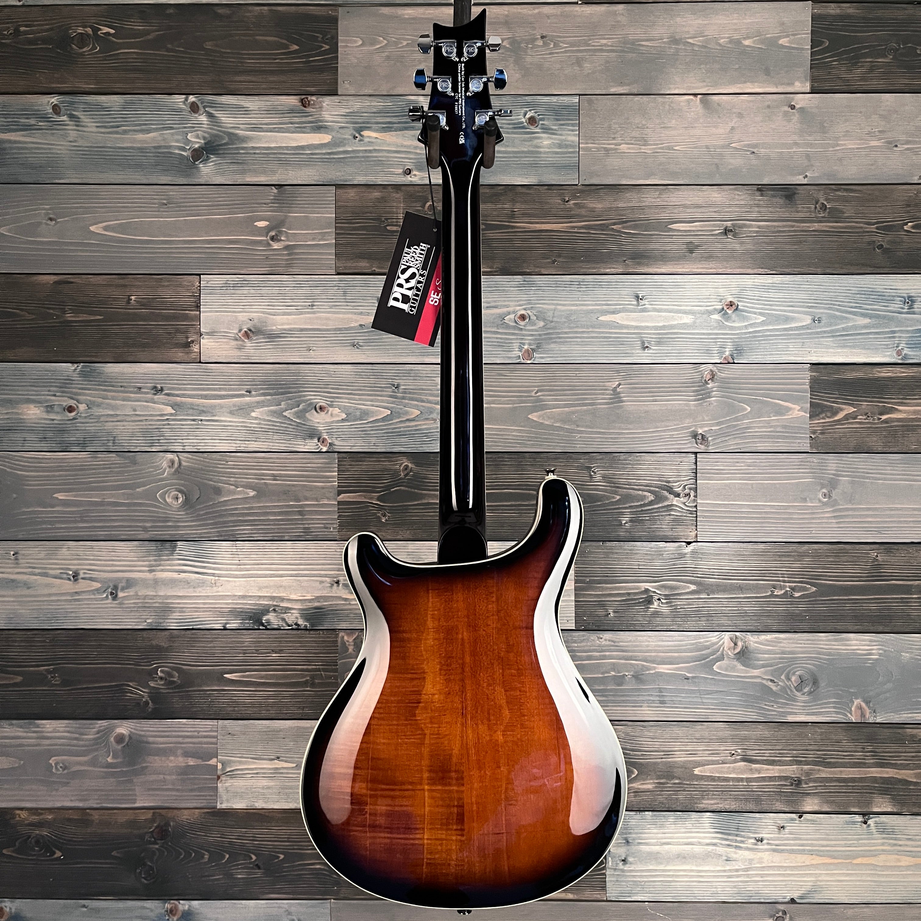 PRS SE Hollowbody II Electric Guitar - Black Gold Sunburst
