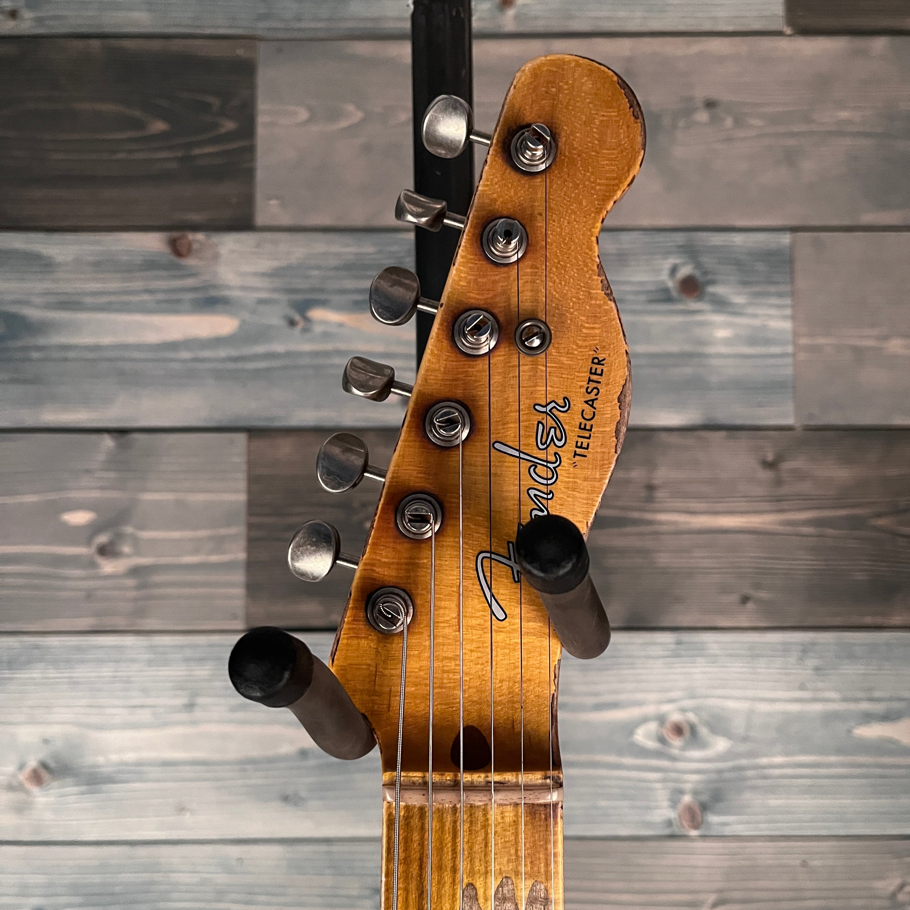 Fender Custom Shop Limited 51 Pine Telecaster Super Heavy Relic - Antique Blonde