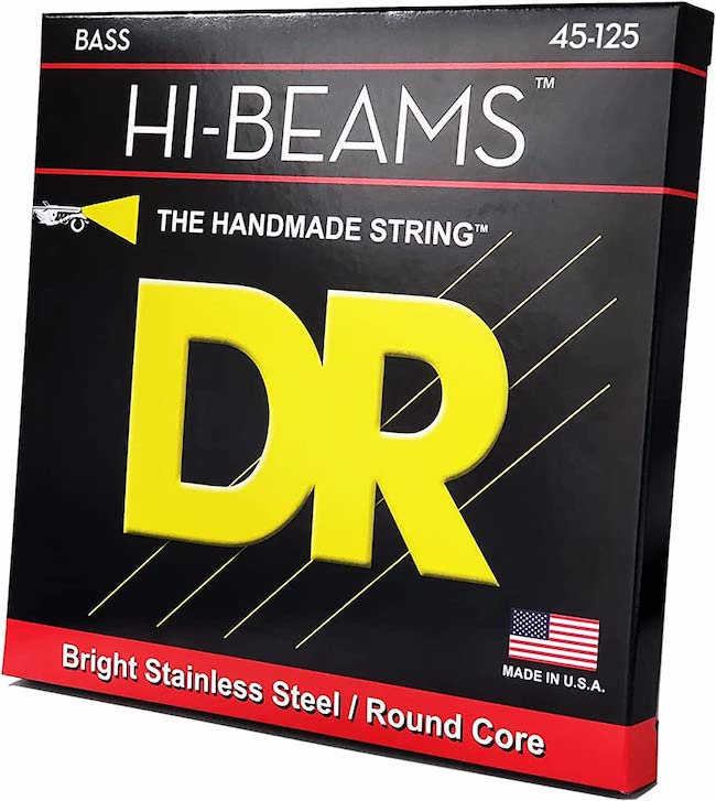 DR Strings MR5-45 Hi-Beam 5-String Bass Medium 45-125