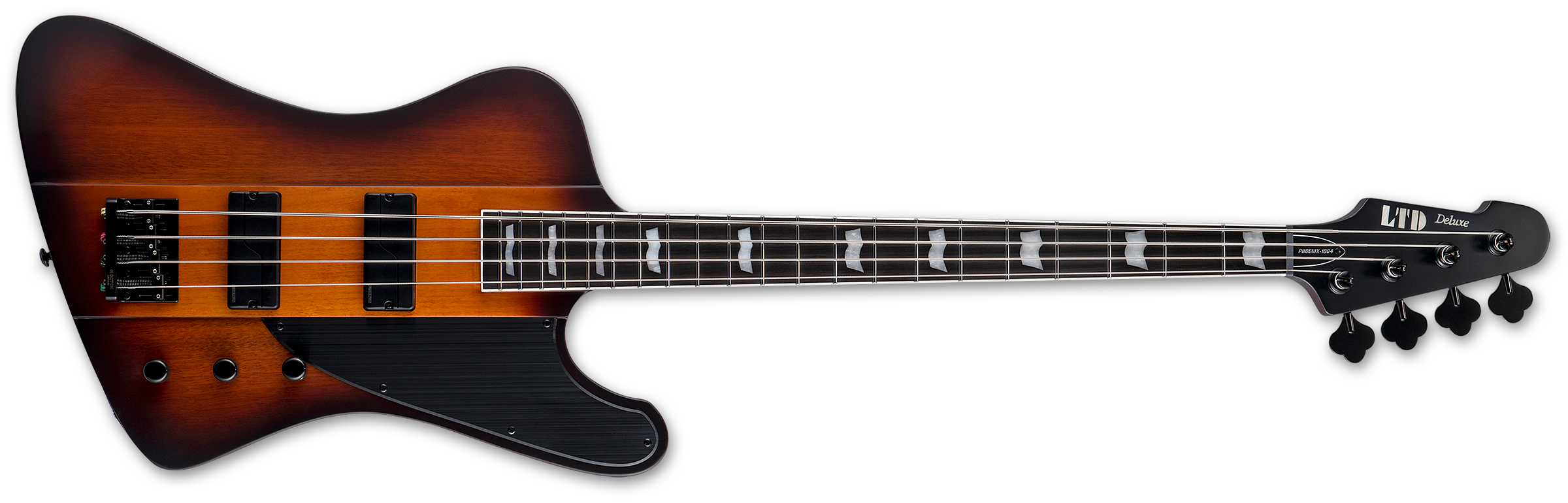 ESP LTD Phoenix-1004 Bass Guitar - Tobacco Sunburst Satin