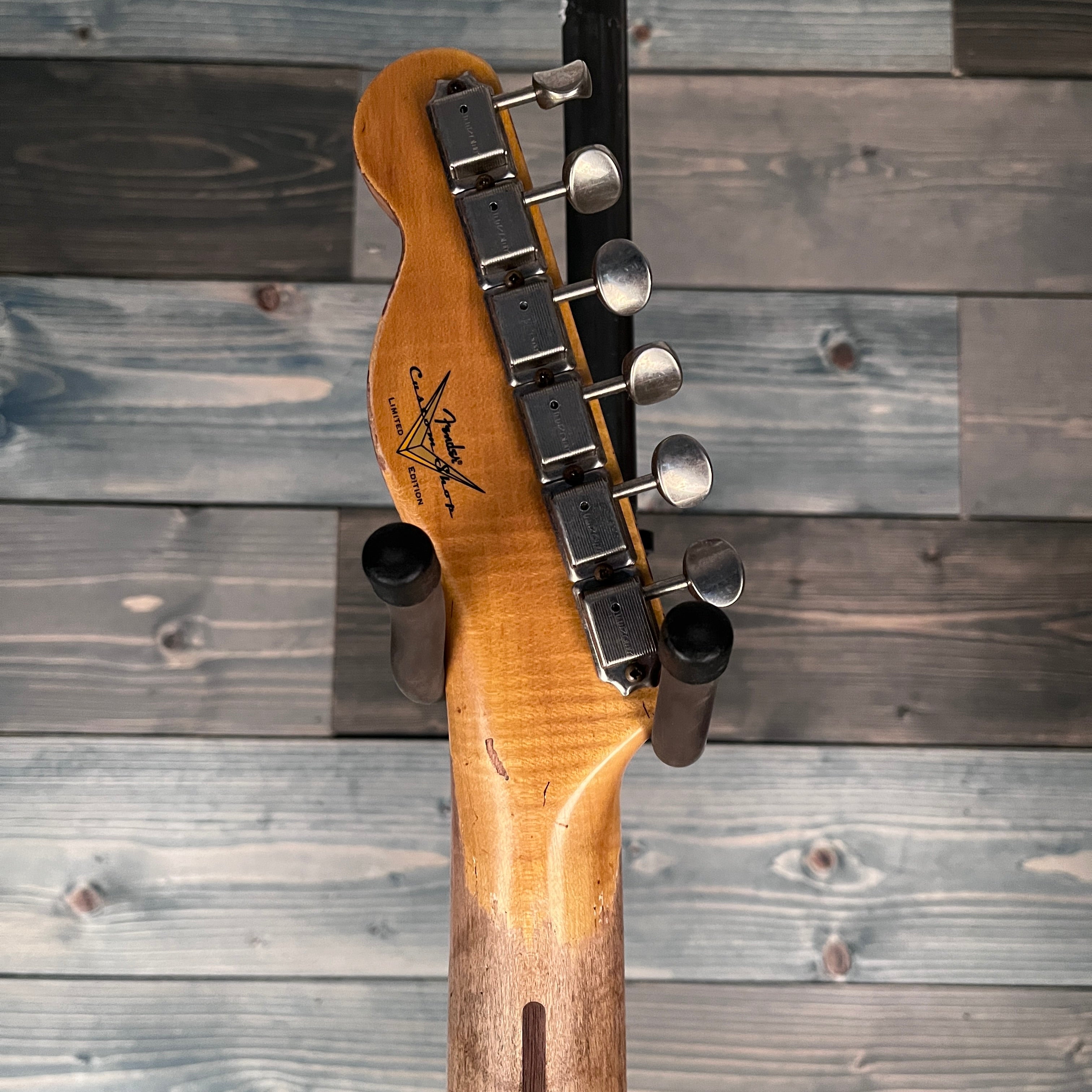 Fender Custom Shop Limited 51 Pine Telecaster Super Heavy Relic - Antique Blonde