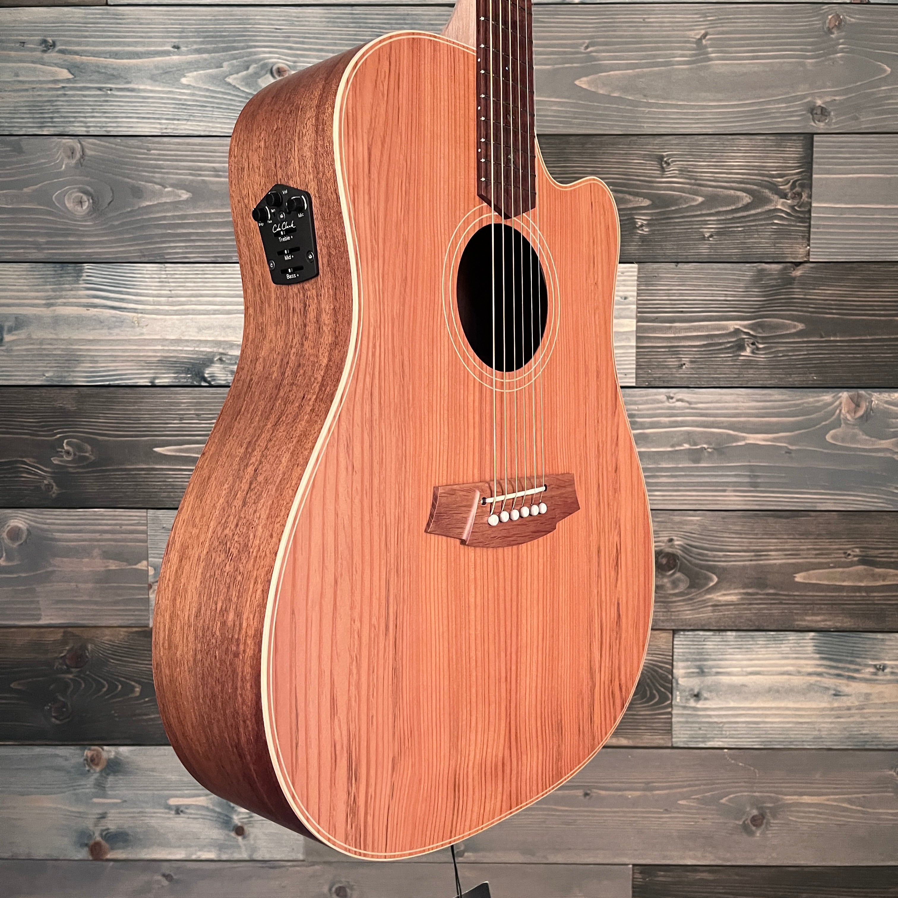 Cole Clark Fat Lady 2 Series FL2EC-RDBL Cutaway Guitar - Redwood/Blackwood