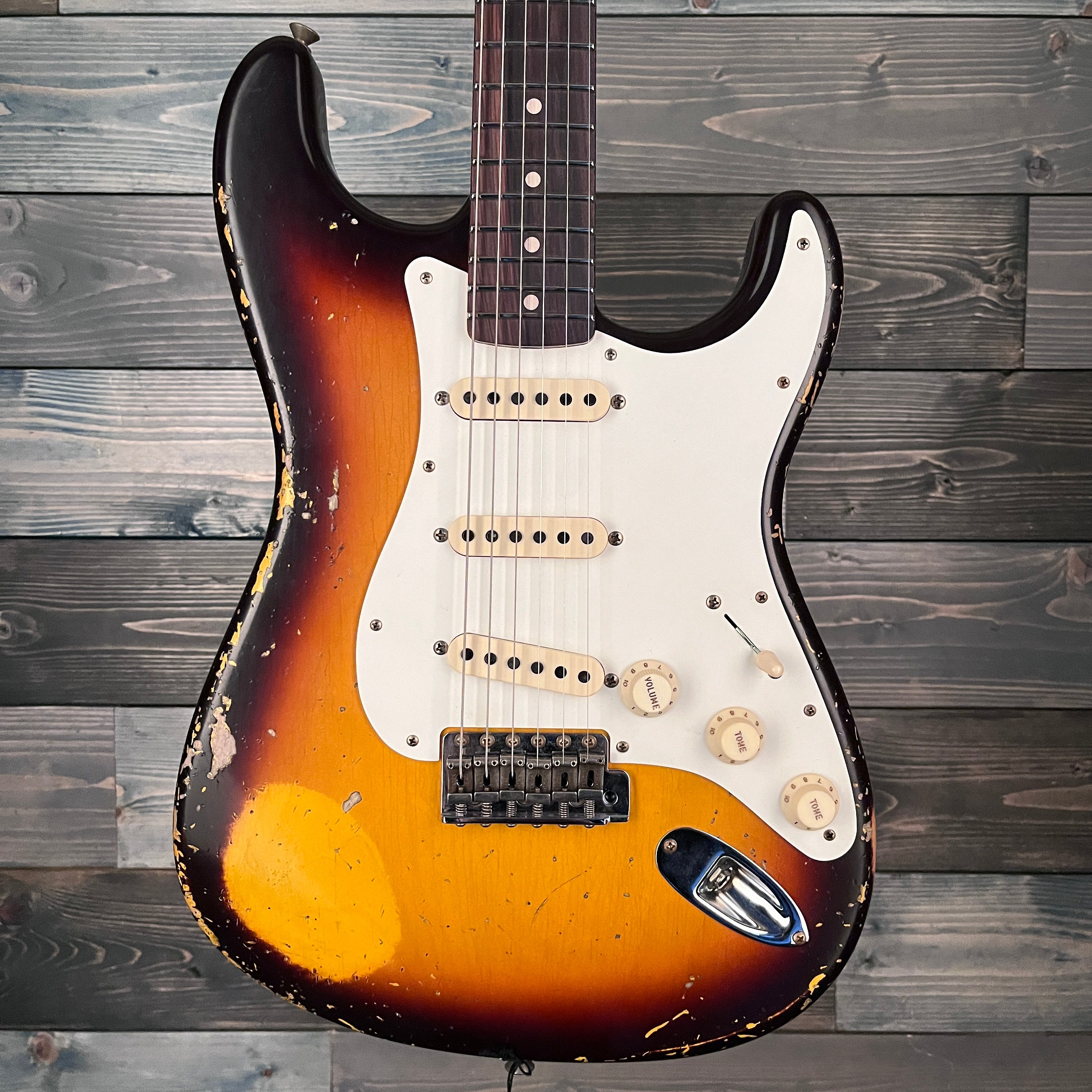 Fender Custom Shop 1959 Stratocaster Heavy Relic - Faded/Aged Chocolate 3-Tone Sunburst