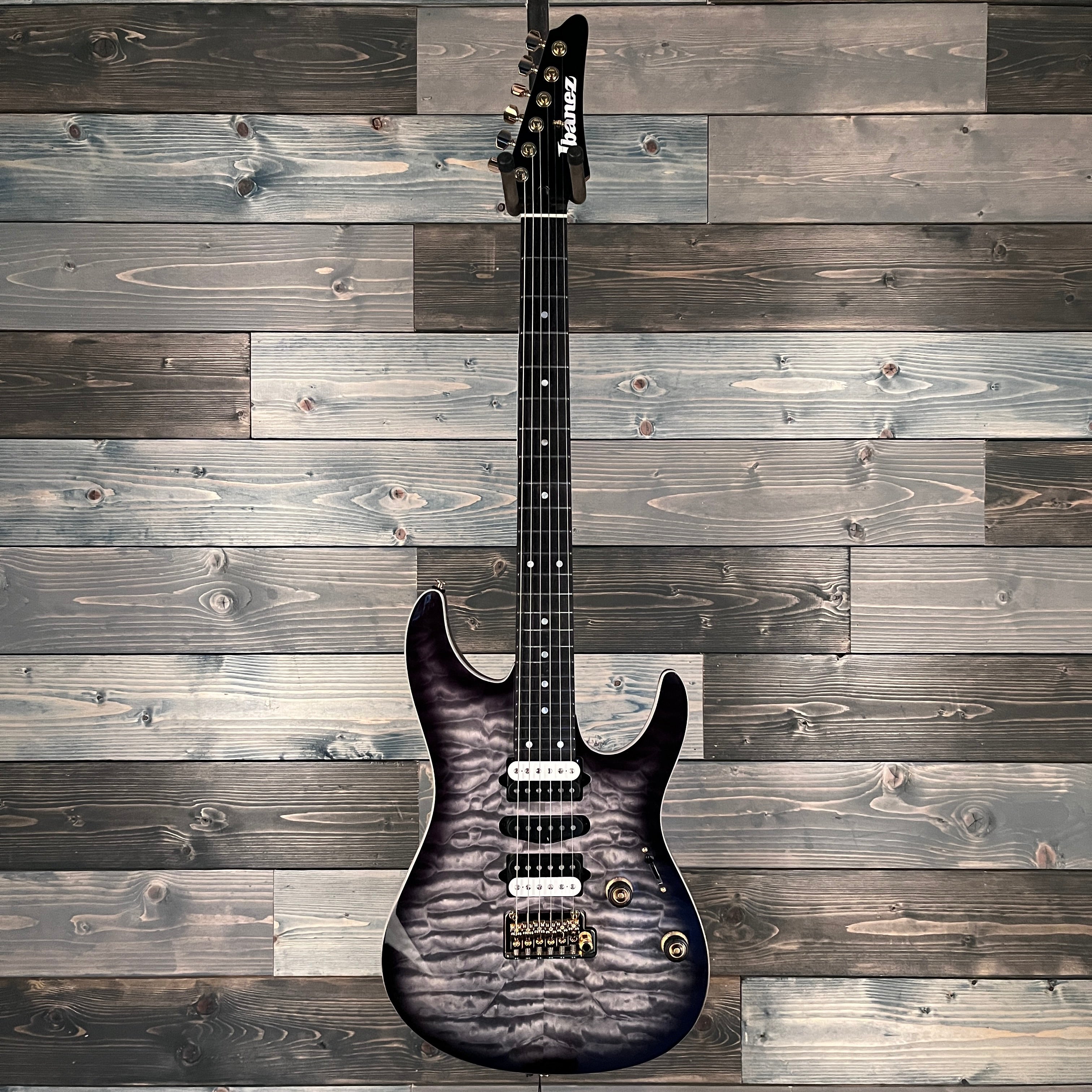 Ibanez AZ47P1QM Electric Guitar - Black Ice Burst