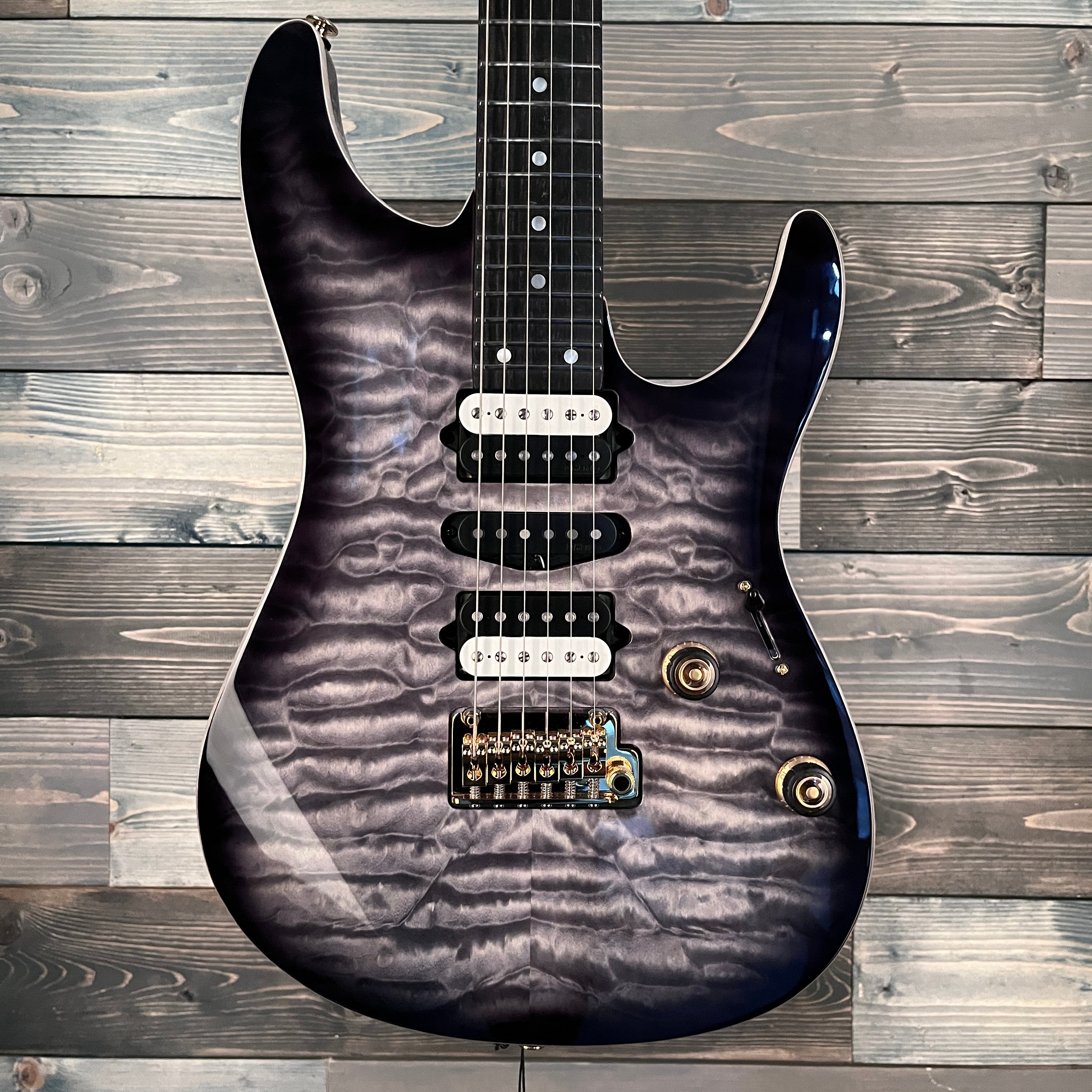 Ibanez AZ47P1QM Electric Guitar - Black Ice Burst