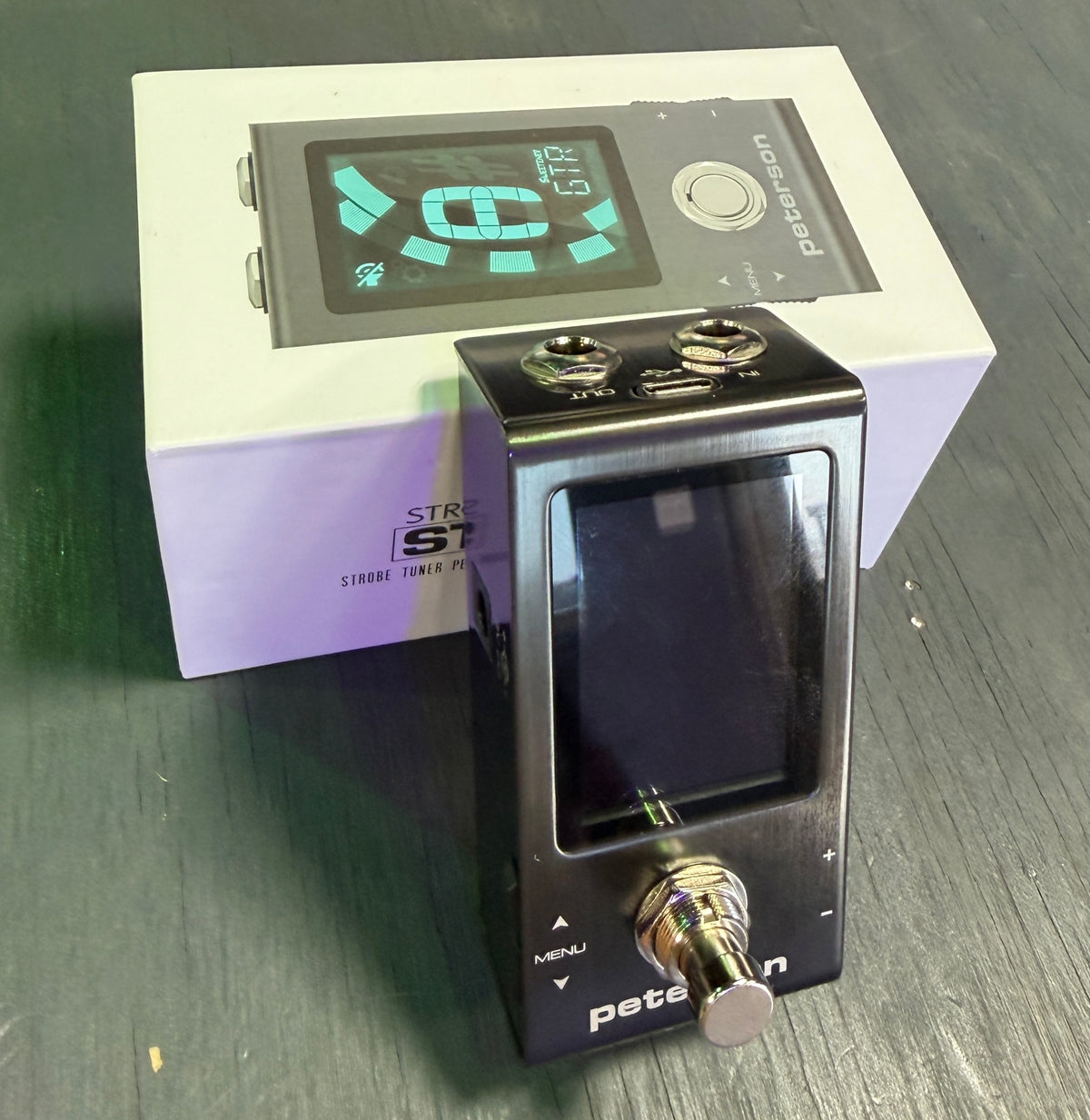 Used Peterson StroboStomp Mini Tuner Pedal – Excellent Condition