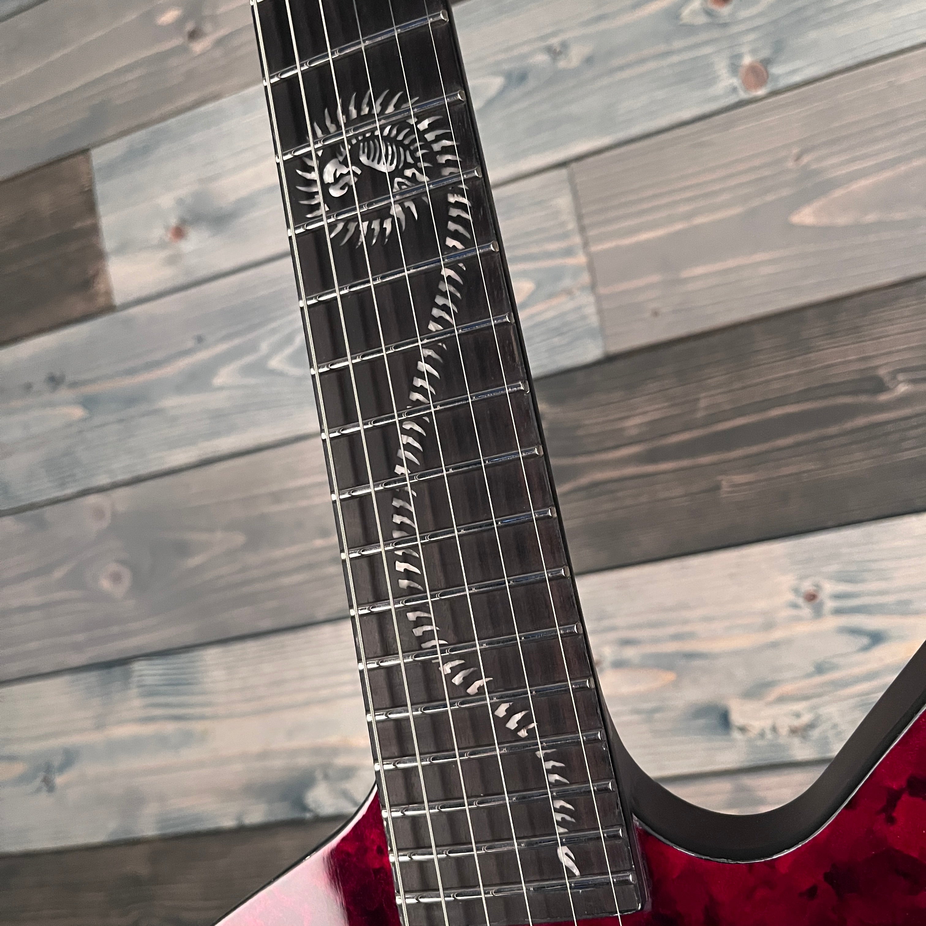 Schecter 478 Patrick Kennison E-1 FR Apocrypha - Red Reign