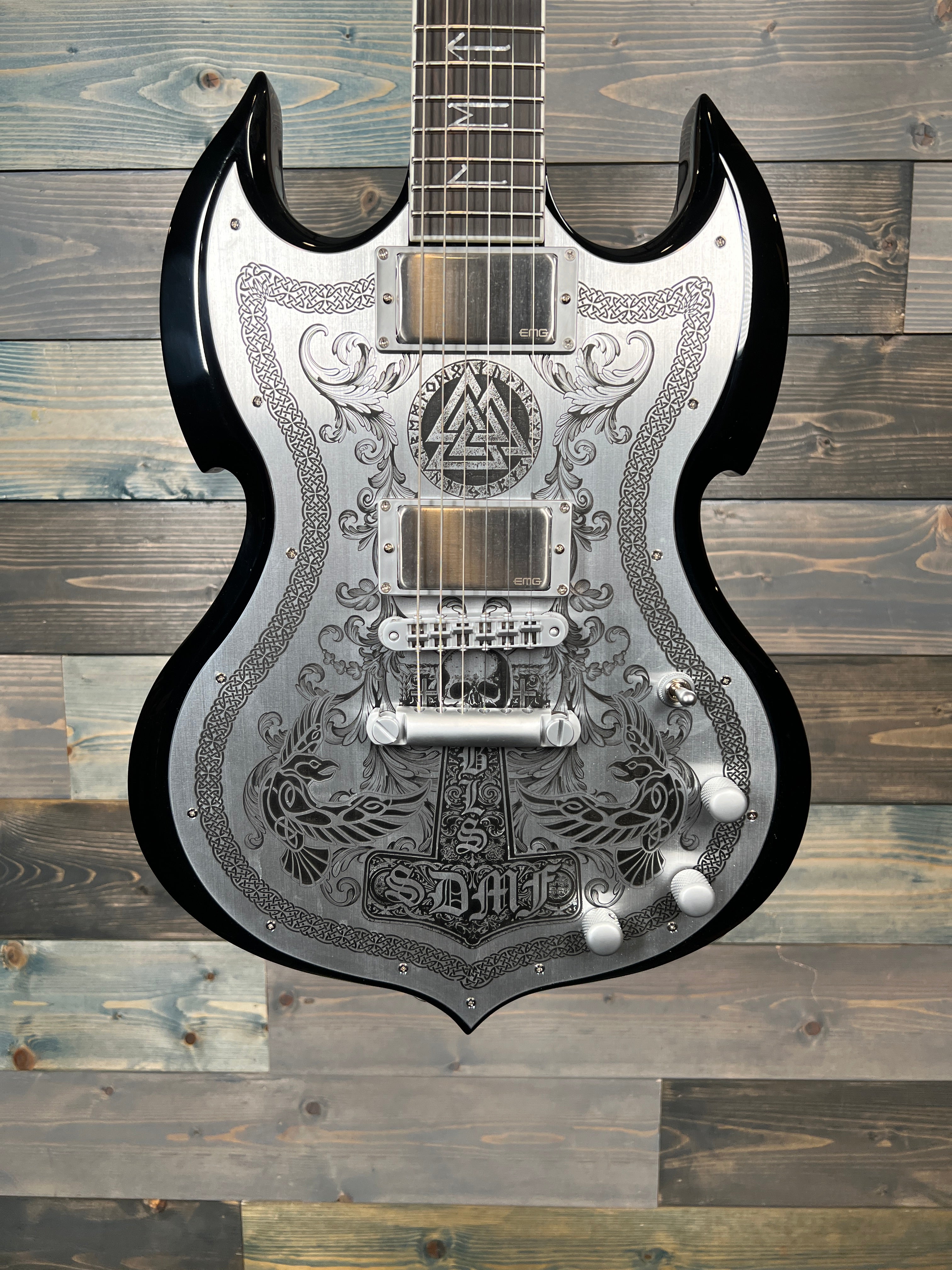 Wylde Audio 4552 IronWorks Barbarian Electric - Black Burst