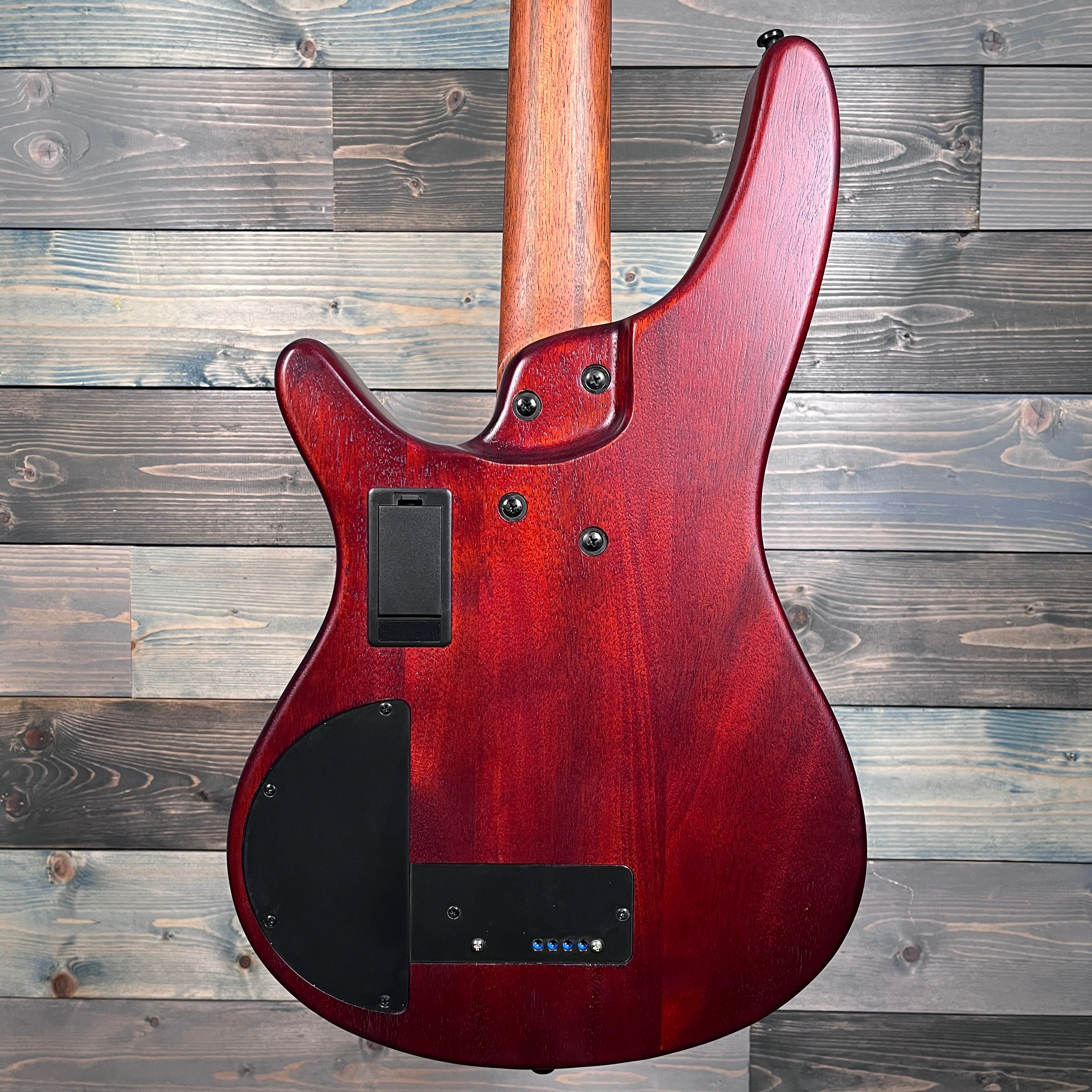 Ibanez SRH500F Semi Hollow Bass Guitar - Natural Browned Burst Flat