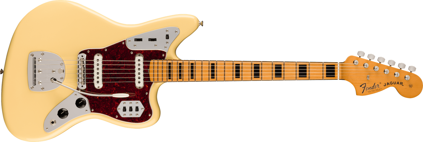 Fender Vintera II '70s Jaguar, Maple Fingerboard, Vintage White