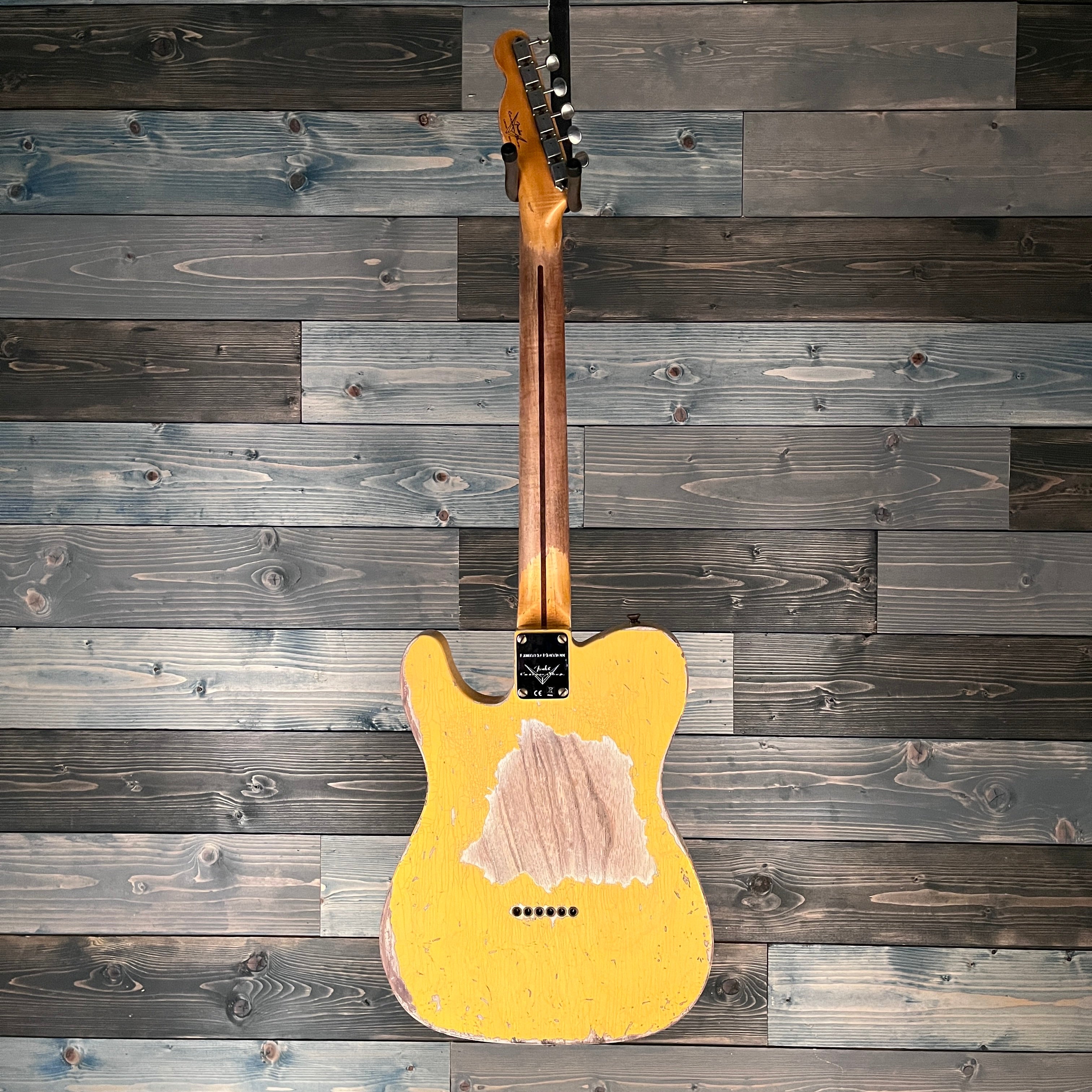 Fender Custom Shop Limited 51 Pine Telecaster Super Heavy Relic - Antique Blonde