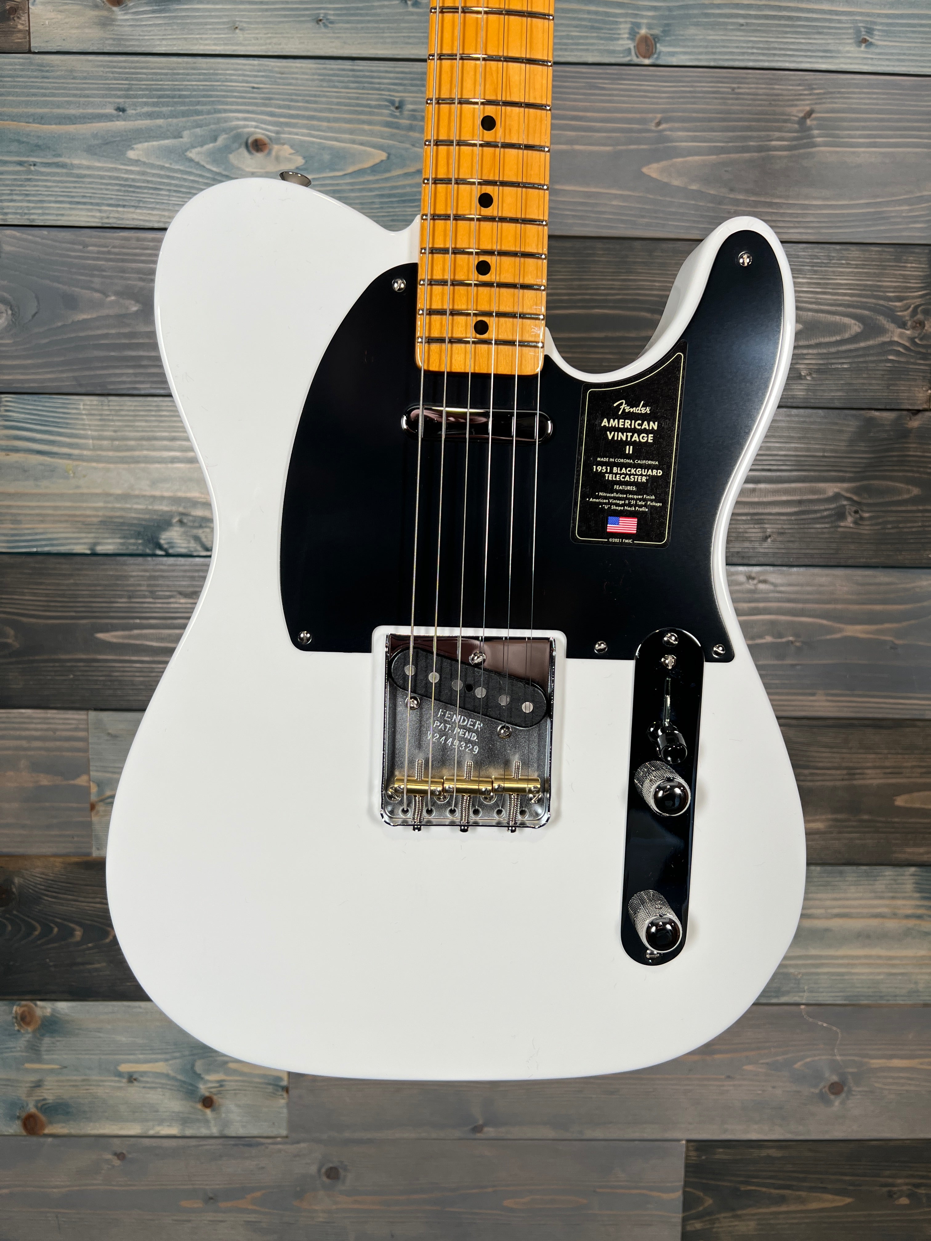 Fender LTD American Vintage II, 1951 Telecaster, MN, Prototype White