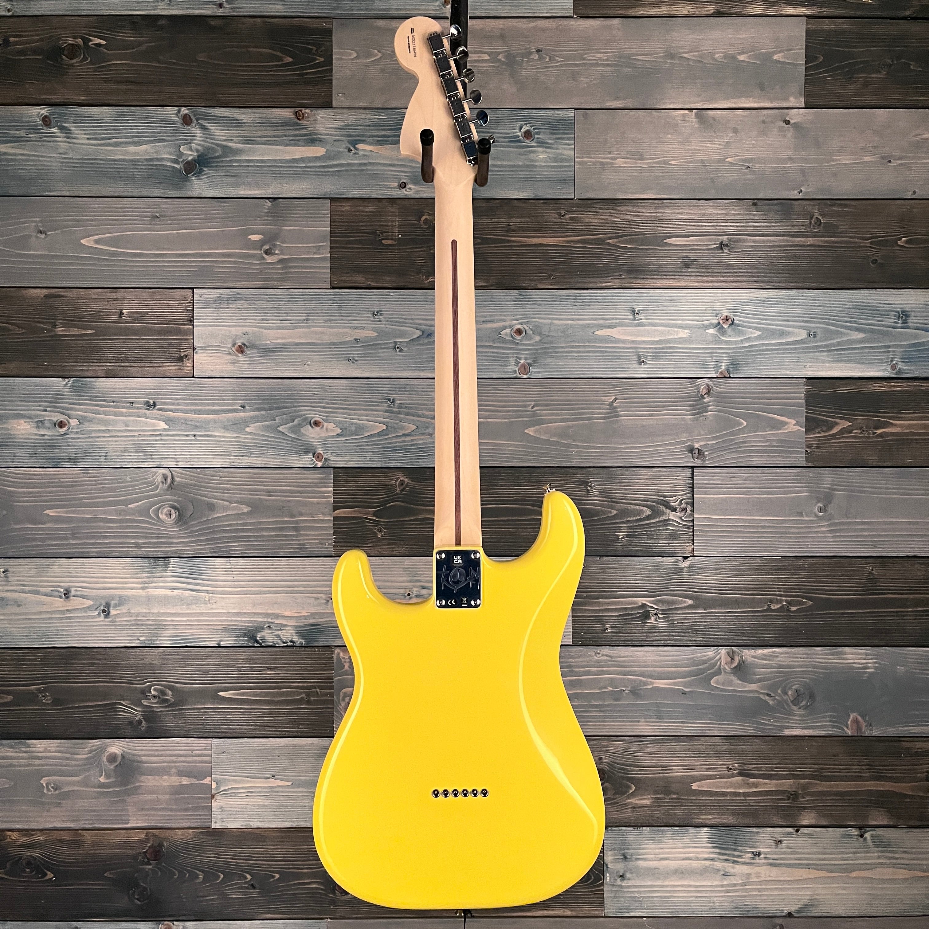 Fender Limited Edition Tom Delonge Stratocaster, Graffiti Yellow