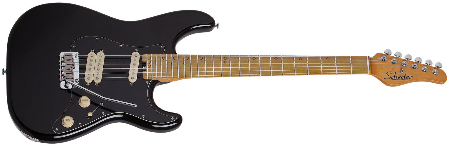 Schecter 4201 MV-6 Electric Guitar - Gloss Black
