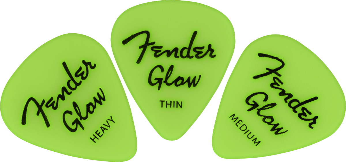 Fender glow in the Dark Picks