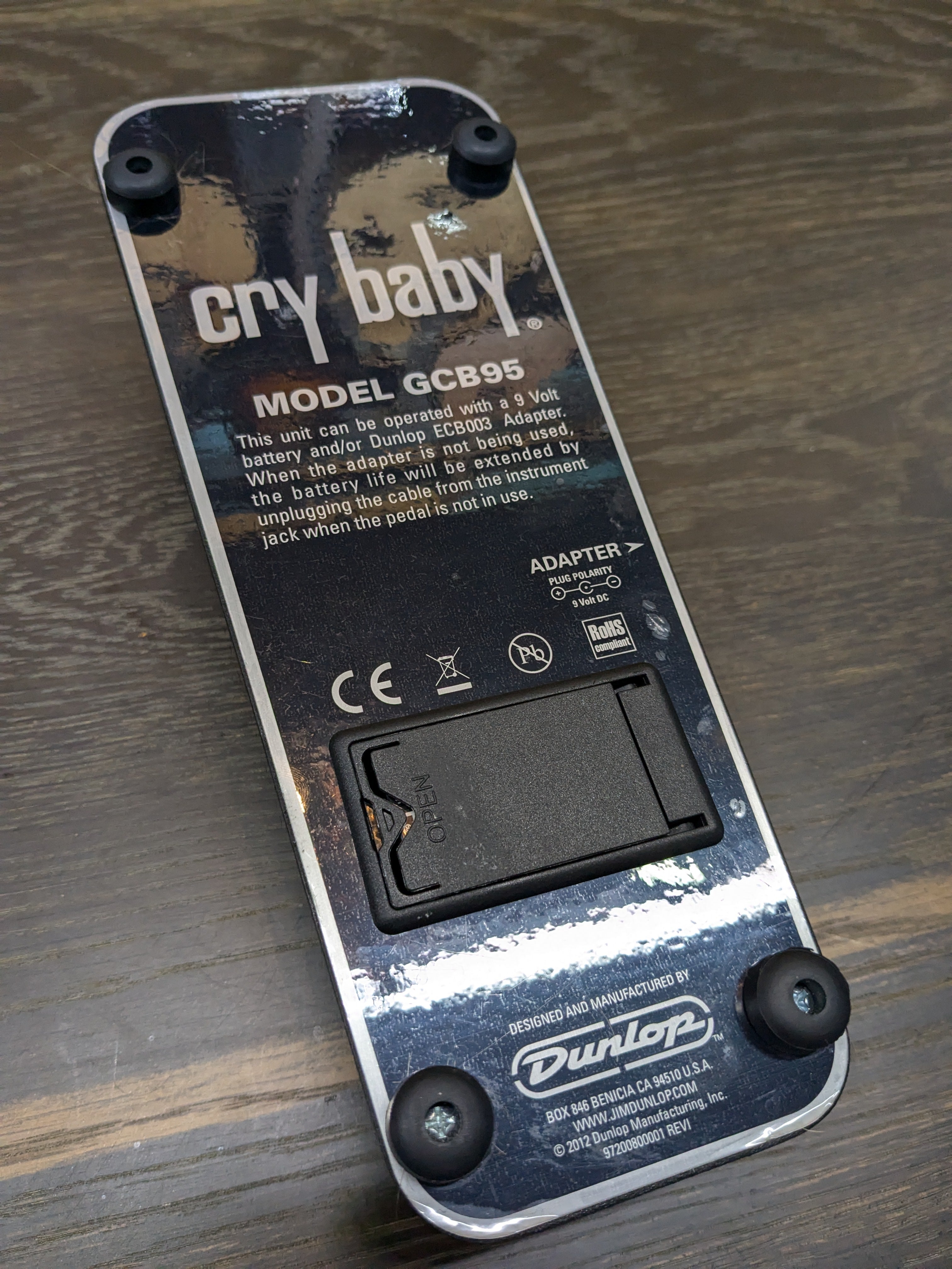 USED Dunlop Cry Baby Standard Wah