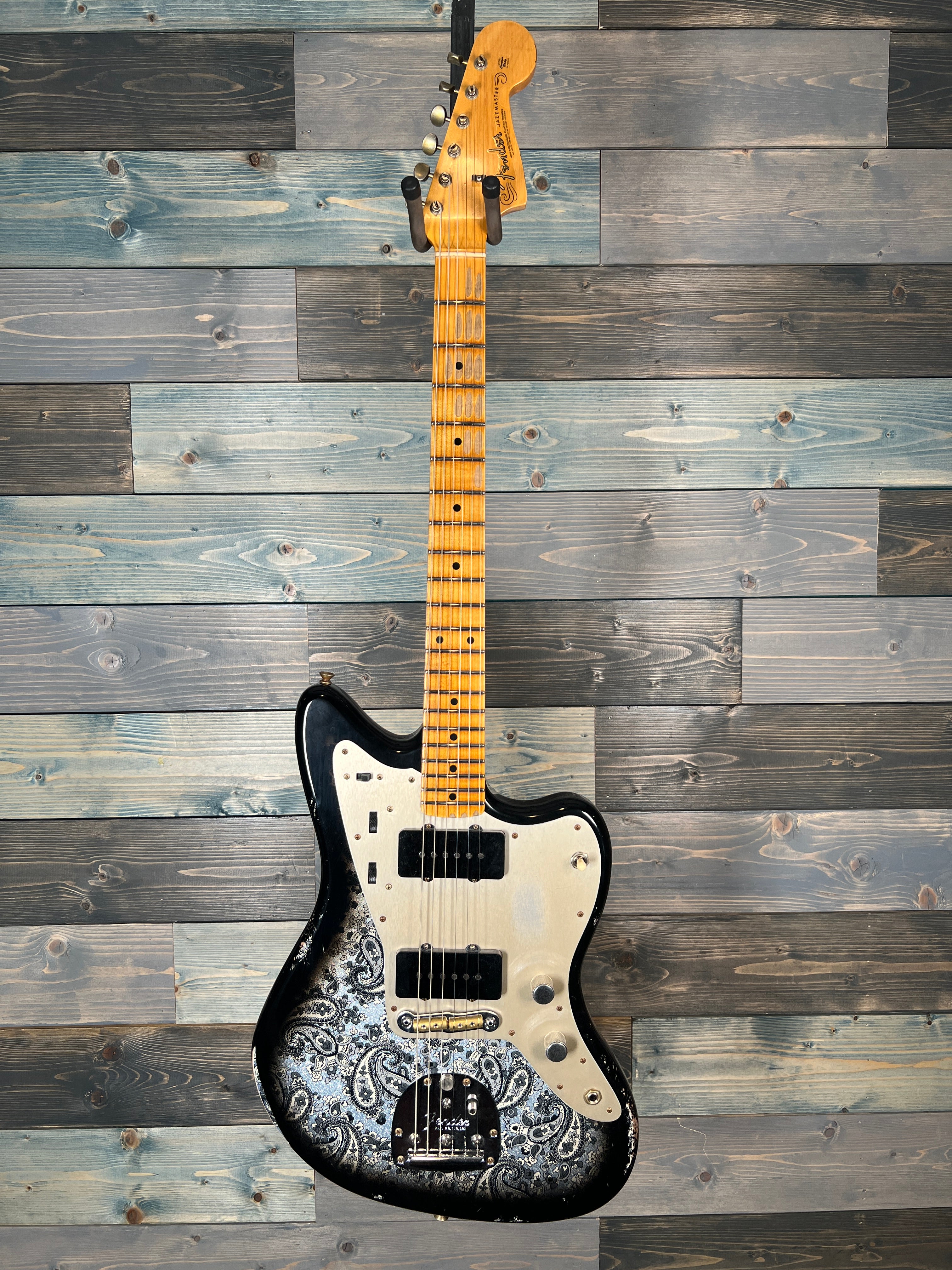 Fender Custom Shop Limited Edition Jazzmaster Relic Aged Black Paisley
