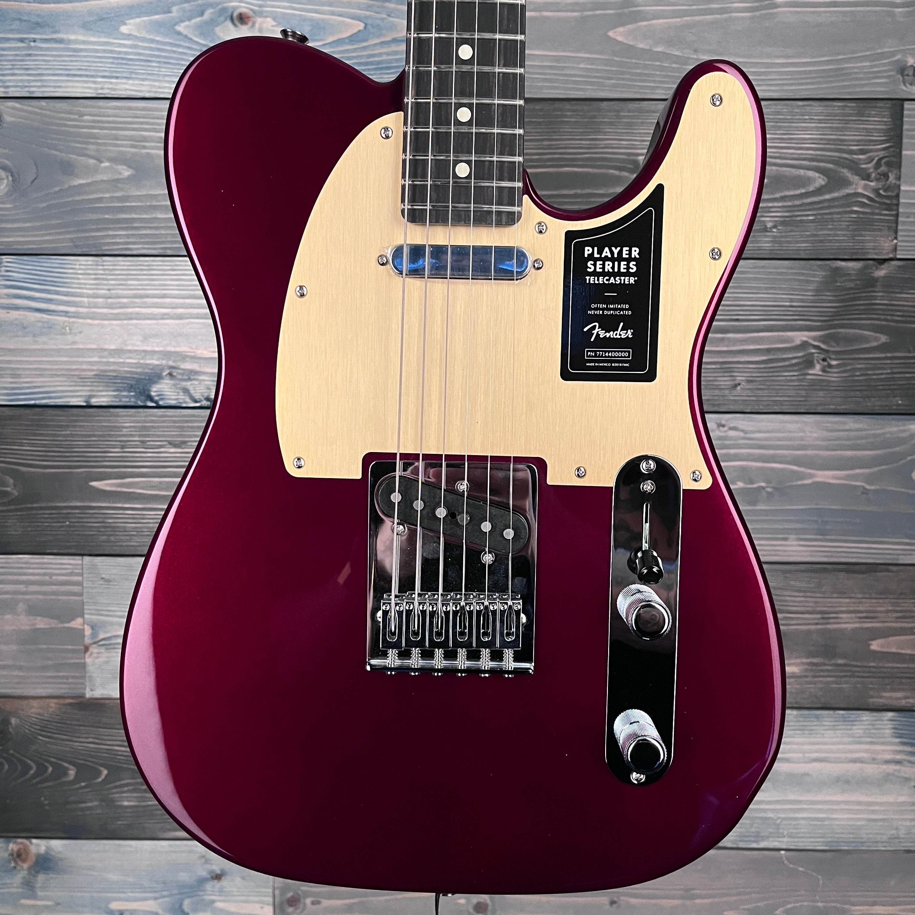 Fender Limited Edition Player Telecaster, Ebony Fingerboard, Oxblood