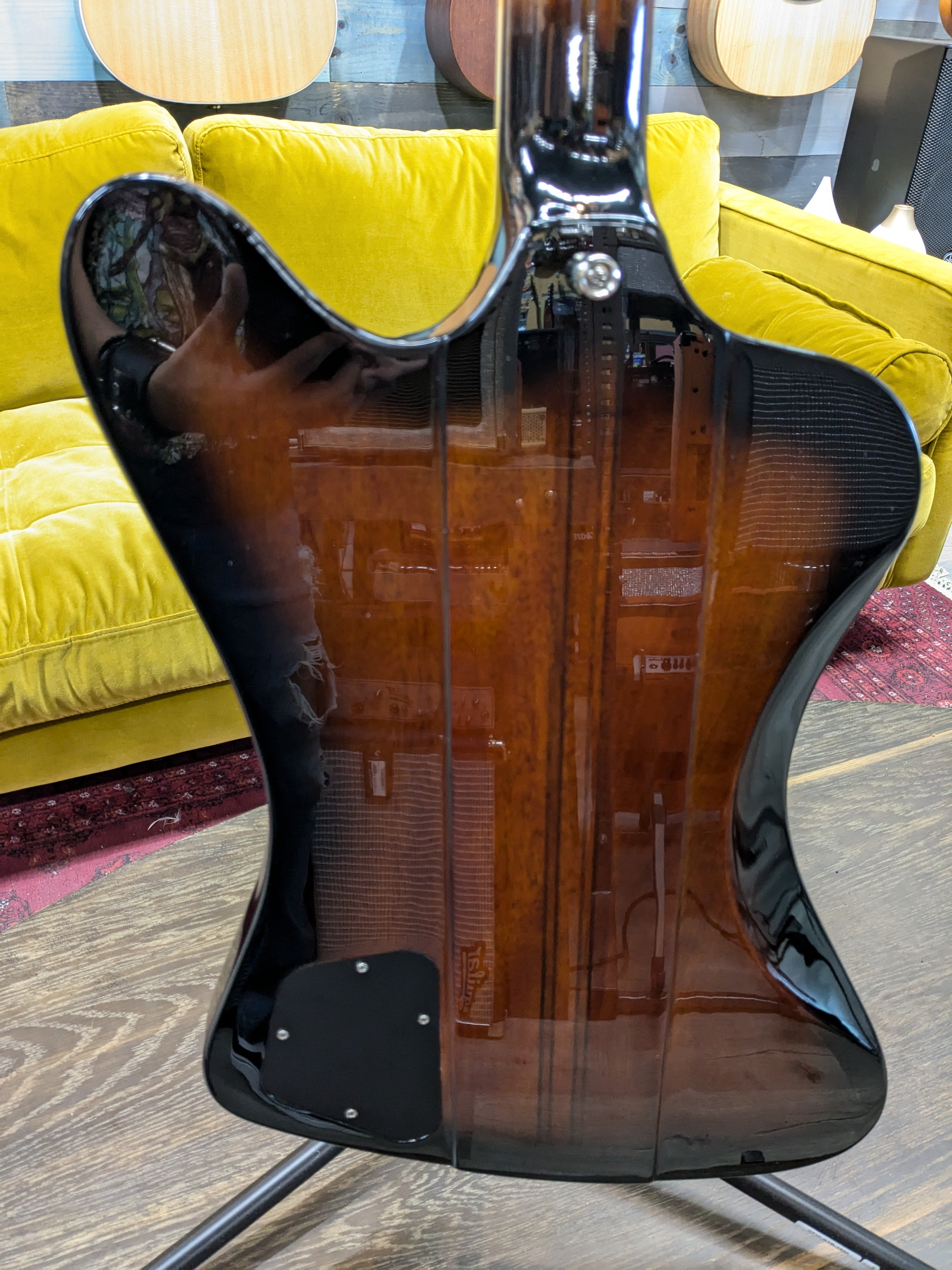 USED Epiphone Firebird Electric Guitar Vintage Sunburst W Hardcase