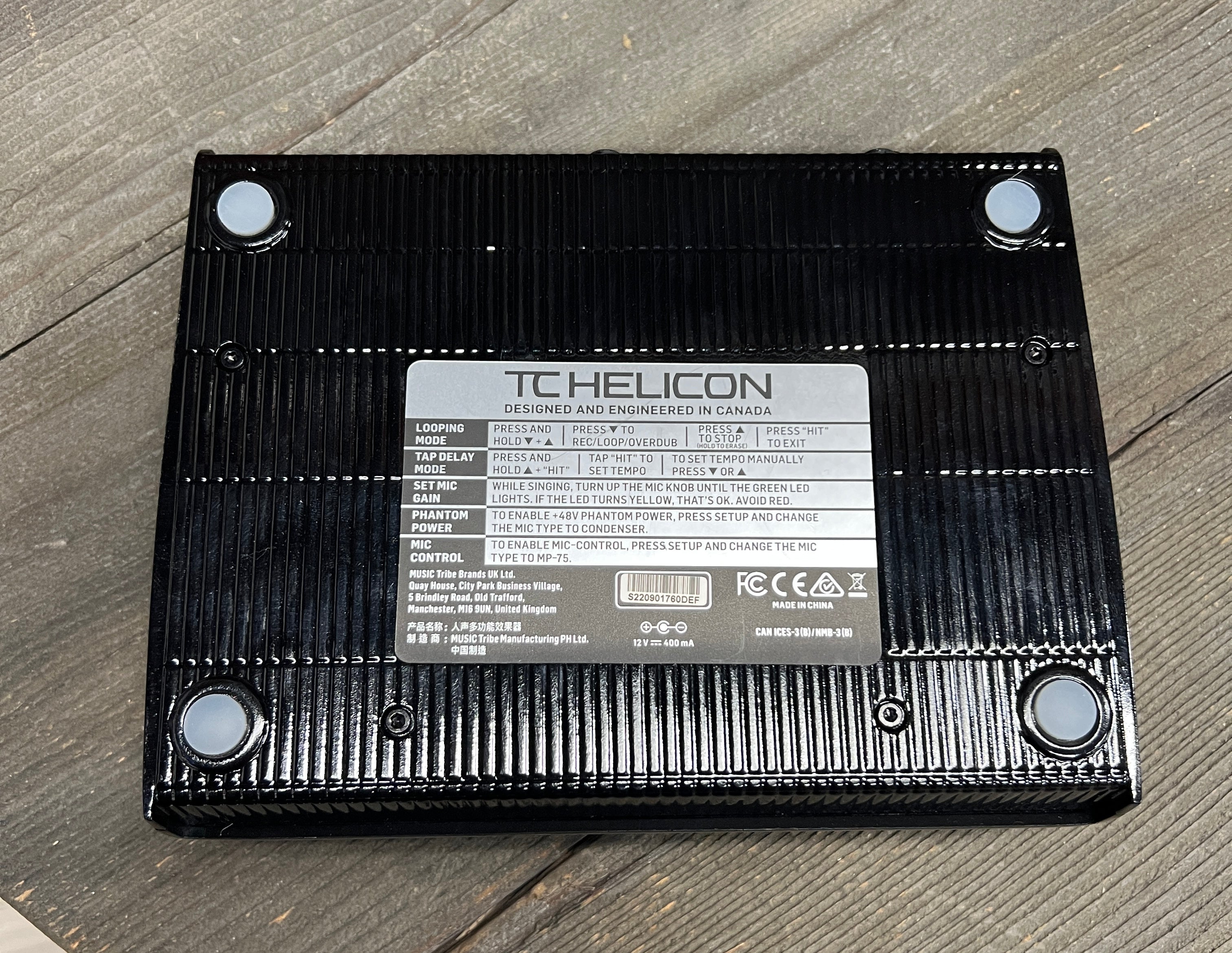 USED TC Helicon Play Acoustic