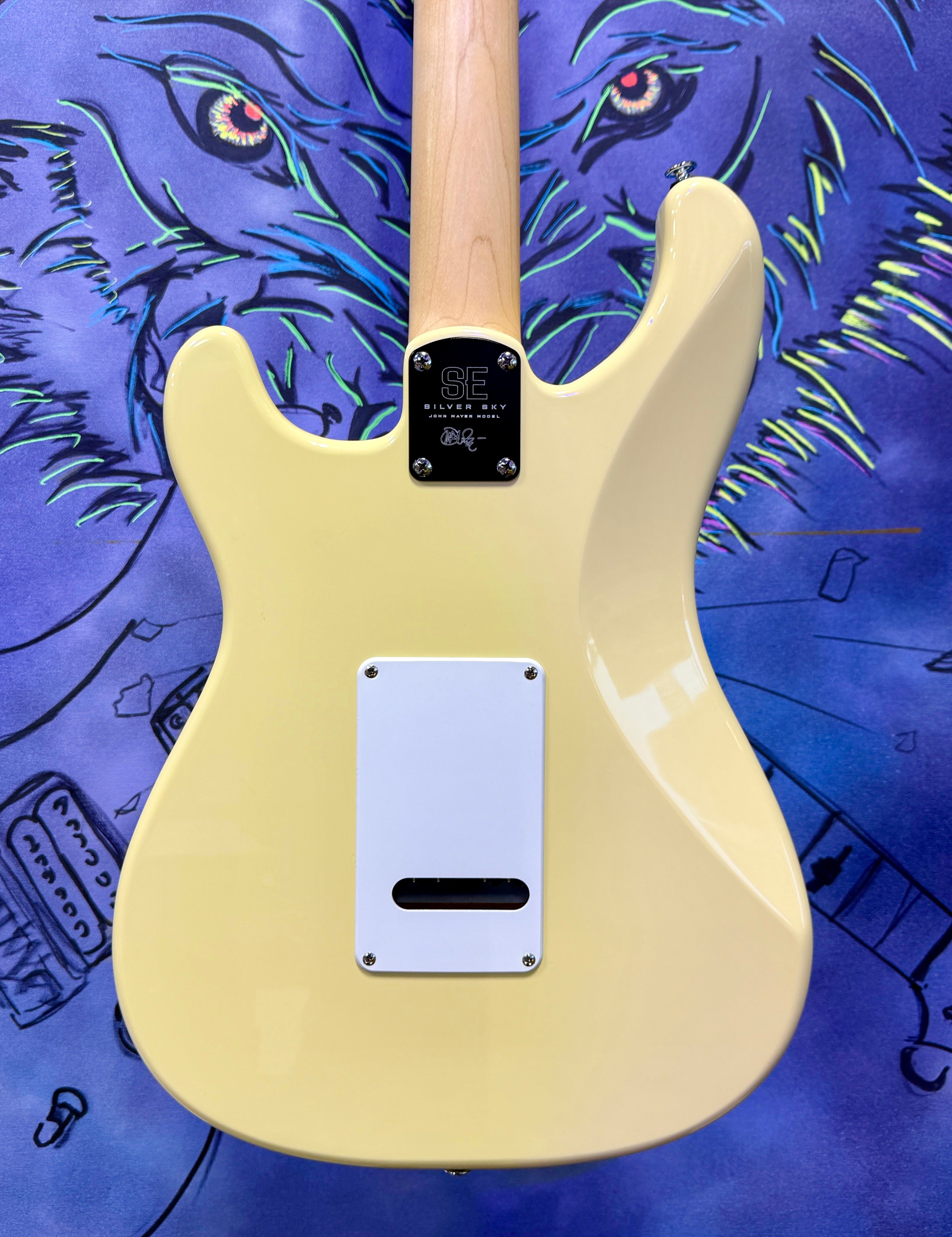 USED PRS Silver Sky SE with Custom P90's - Cream