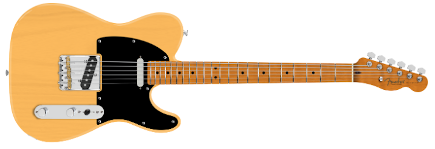 Fender Am Pro II Telecaster, Roasted Maple FB, Butterscotch Blonde