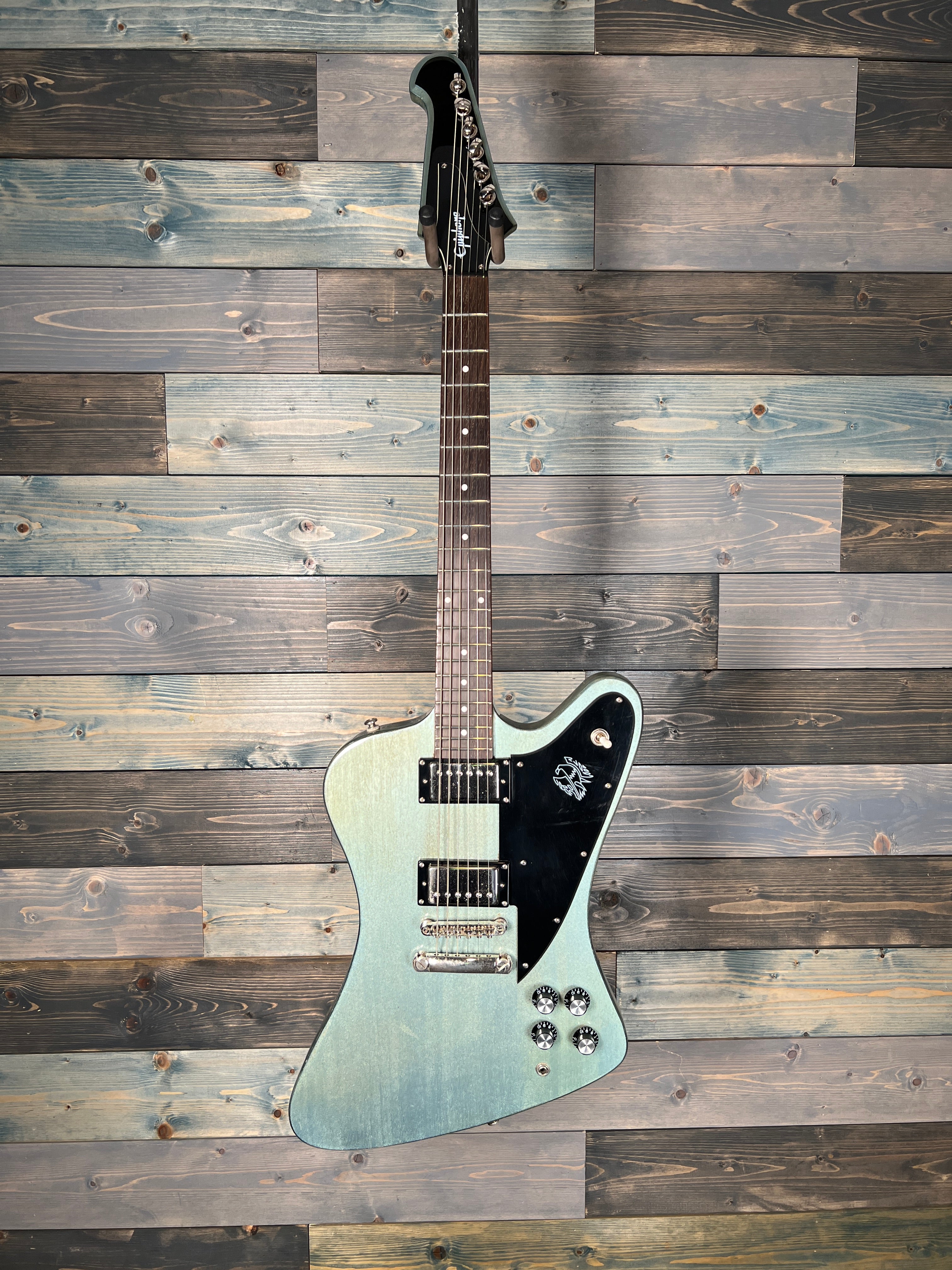 USED Epiphone Firebird Studio Pelham Green