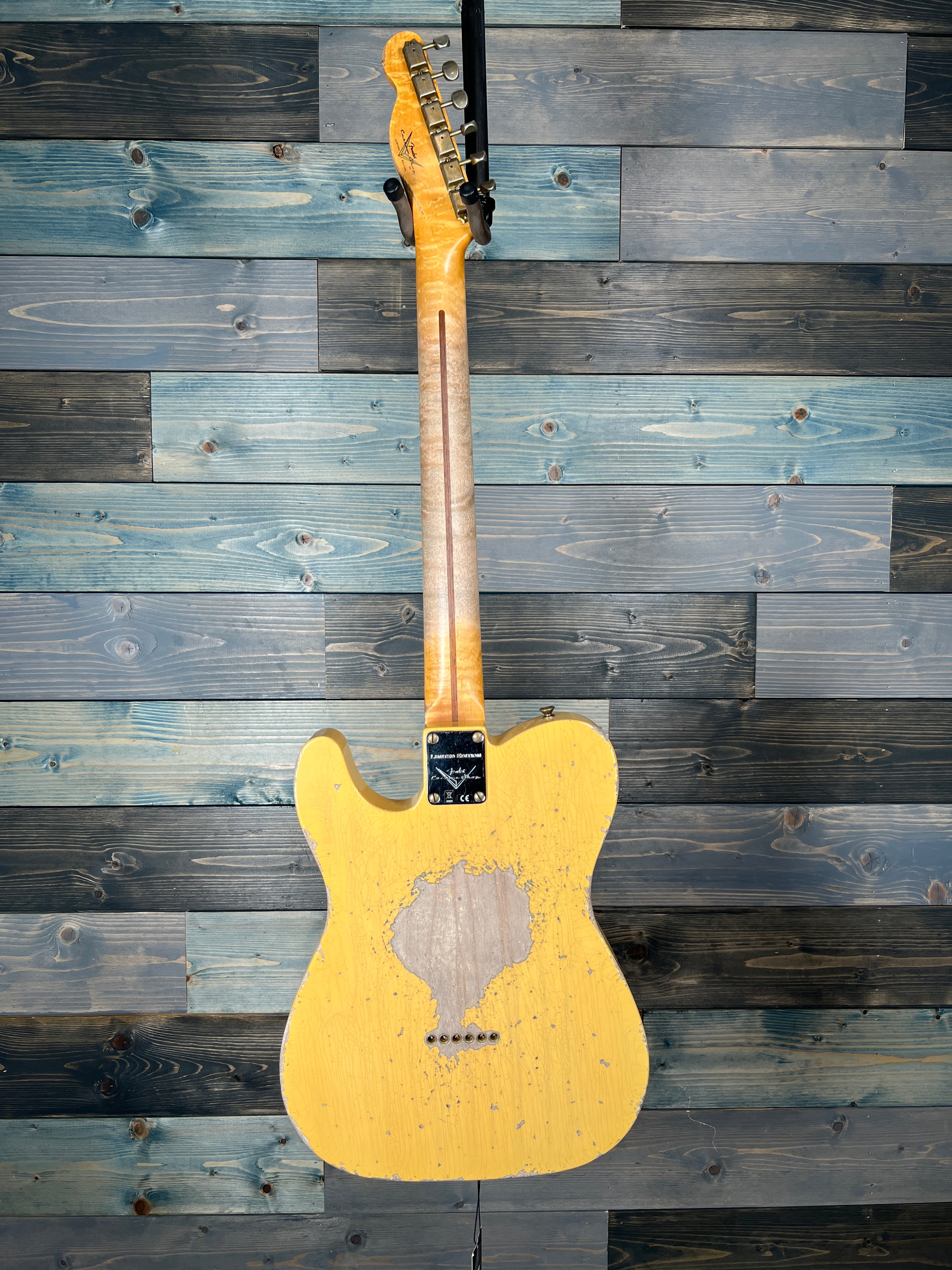 Fender Custom Shop Ltd 51 Pine Telecaster Super Heavy Relic - Antique Blonde