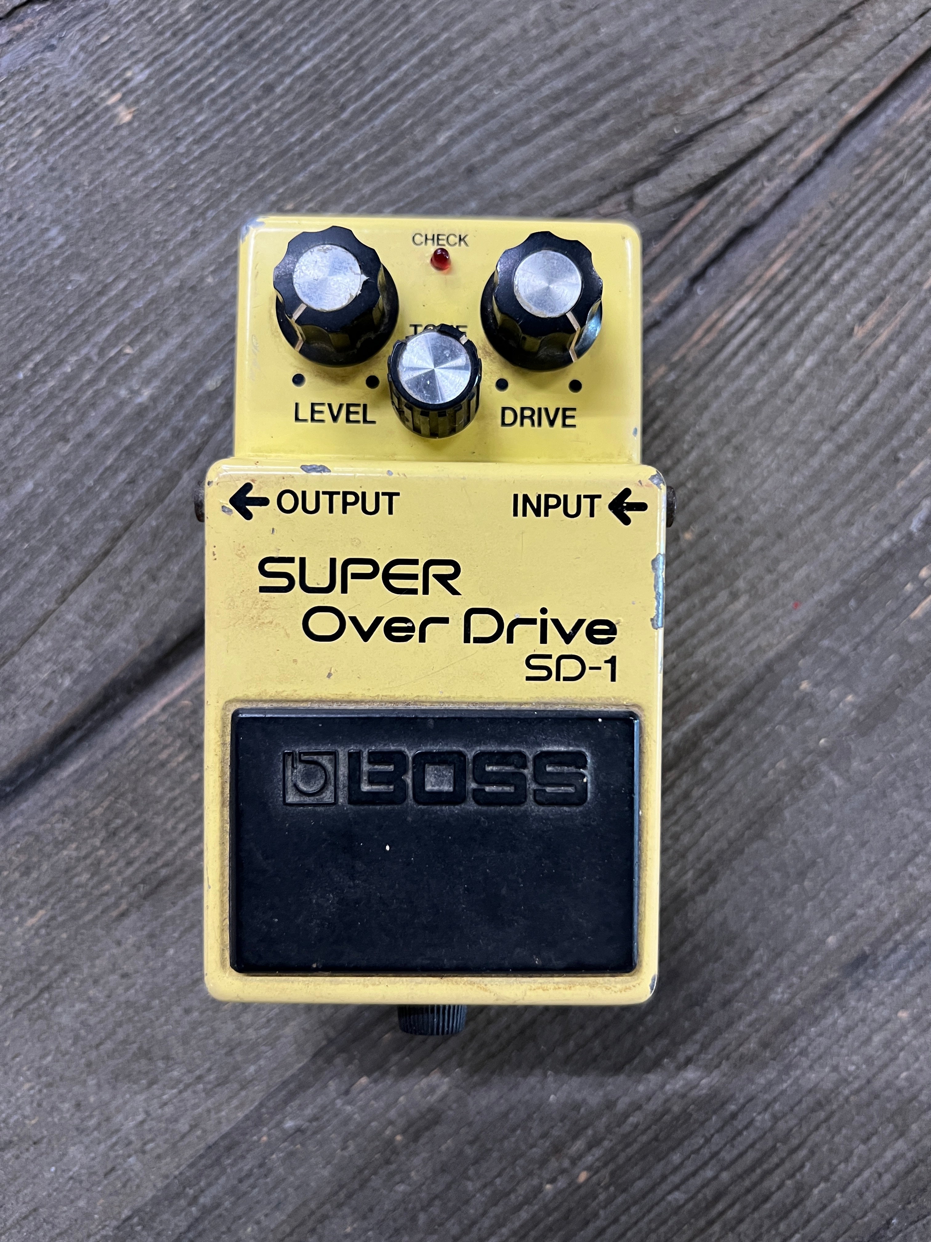 boss sd-1 super overdrive pedal USED Boss SD-1 Super Overdrive Made In Japan 1980s