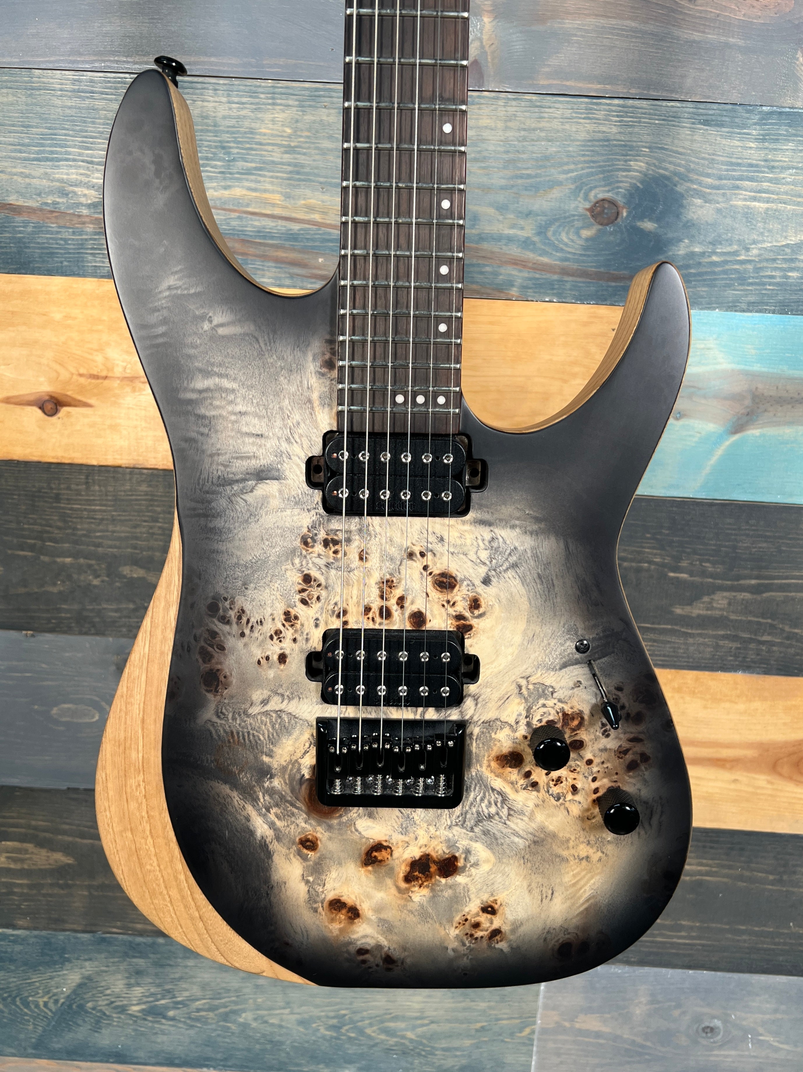 USED Schecter Rearper-6 - Charcoal Burst