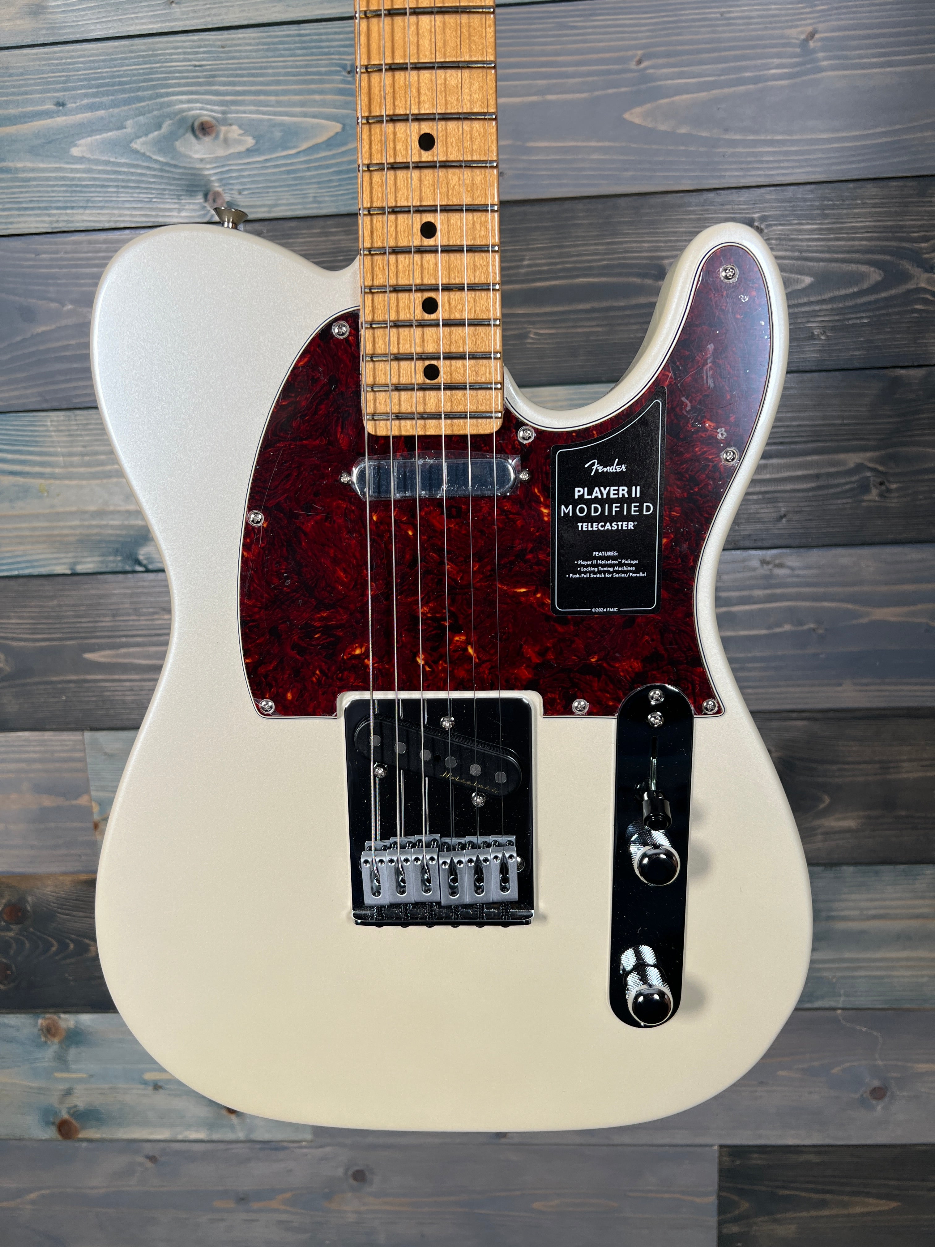 Fender Player II Modified Telecaster, Maple Fingerboard, Olympic Pearl