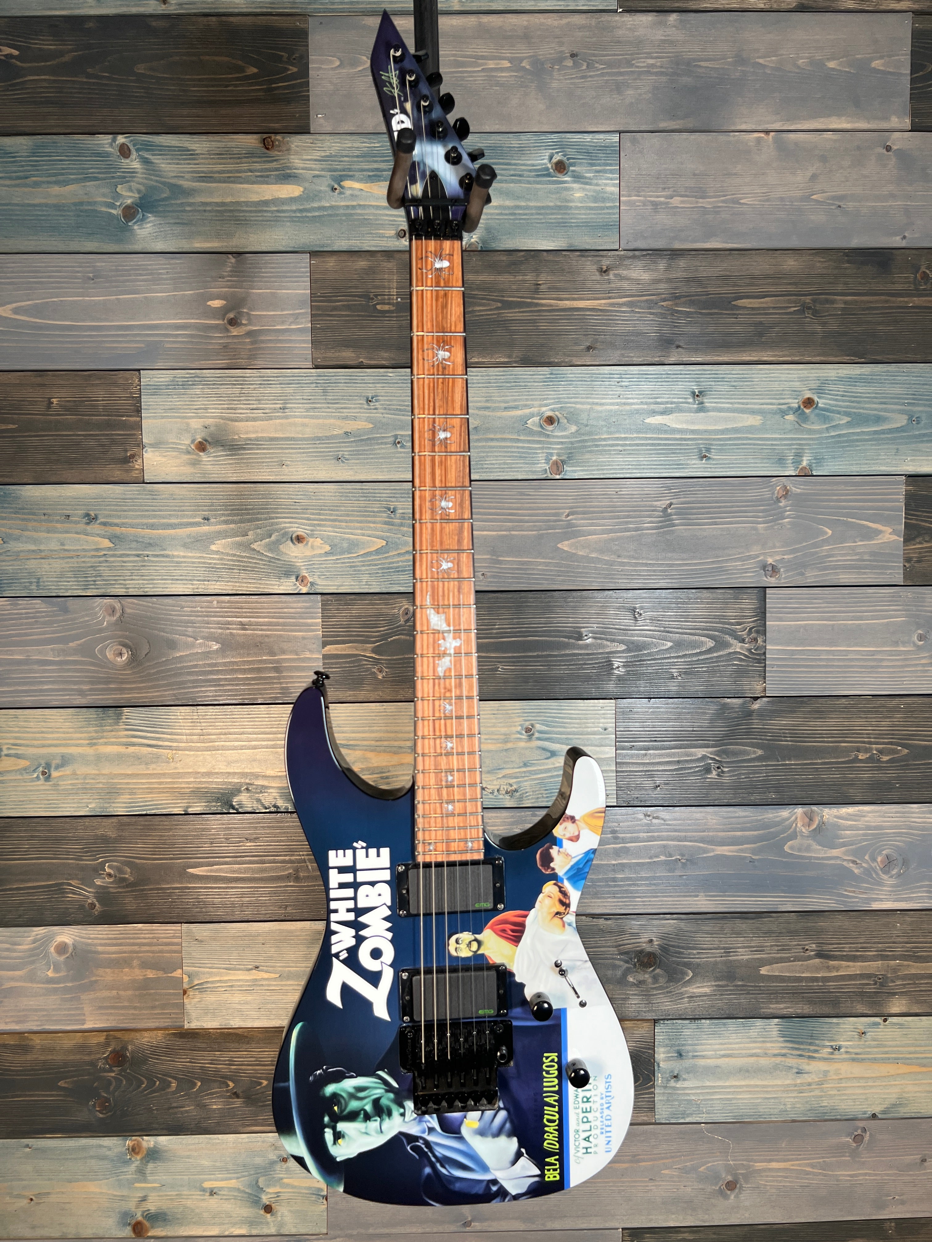 USED ESP LTD Kirk Hammett KH-WZ White Zombie