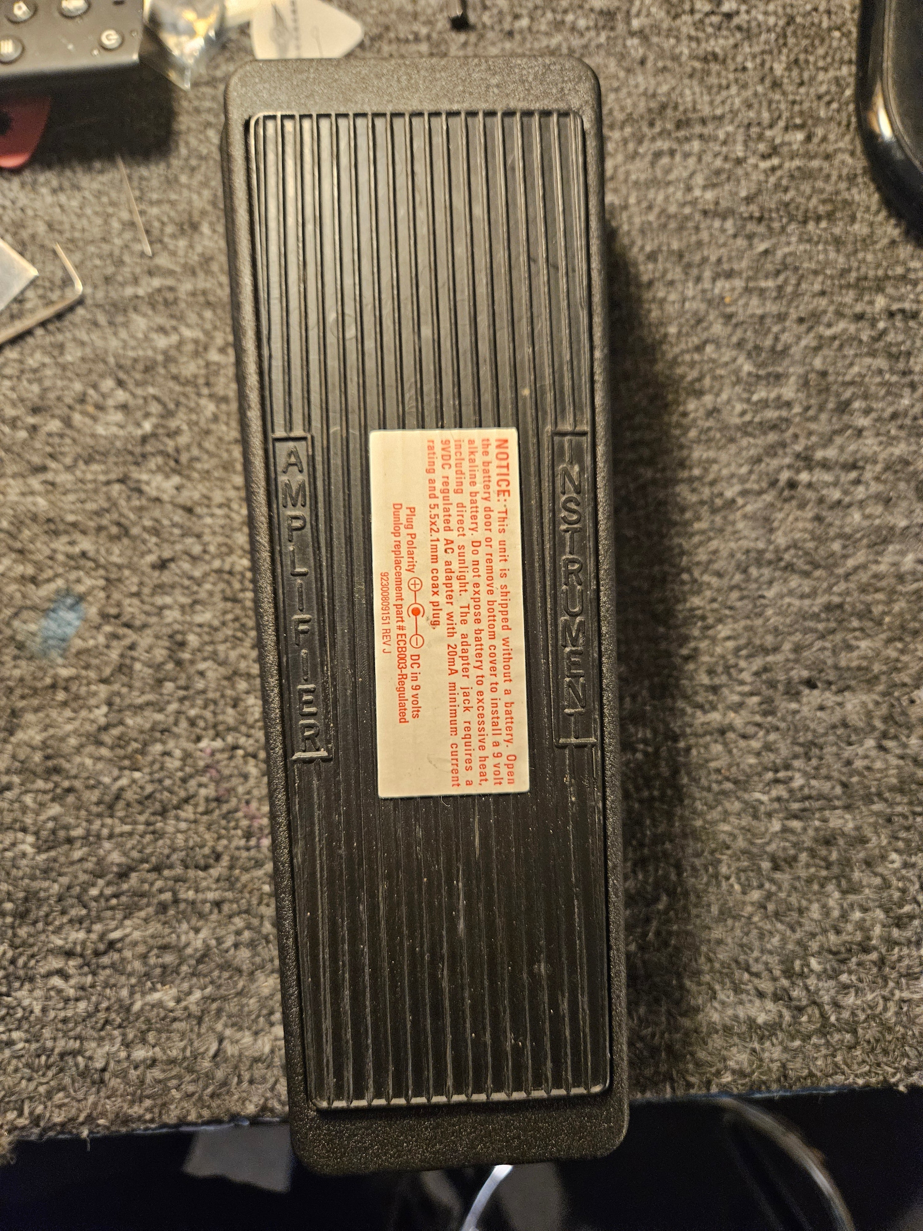 USED Dunlop Cry Baby Classic Wah