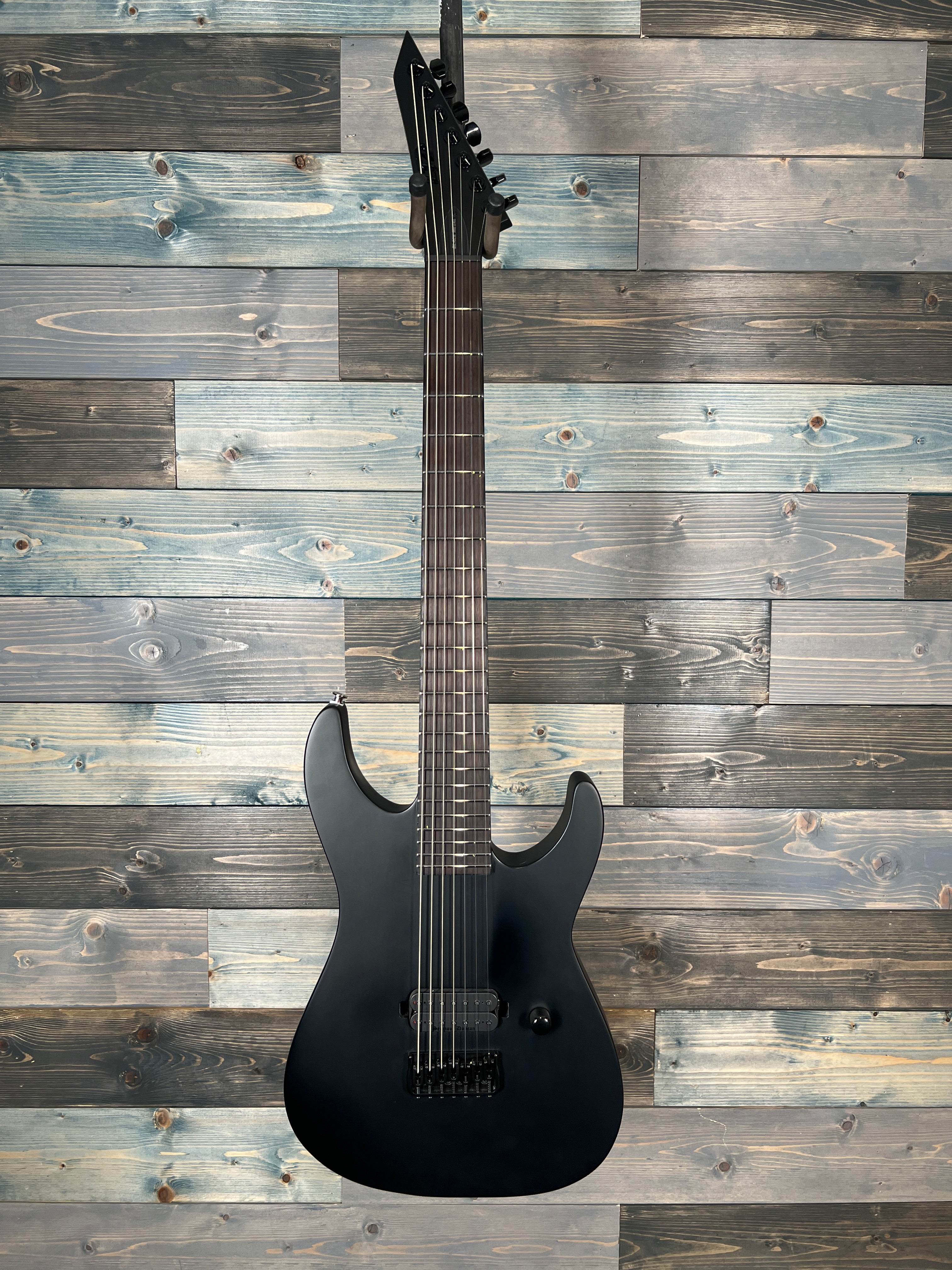 USED ESP LTD M7 HT Baritone 7 String BLACK METAL
