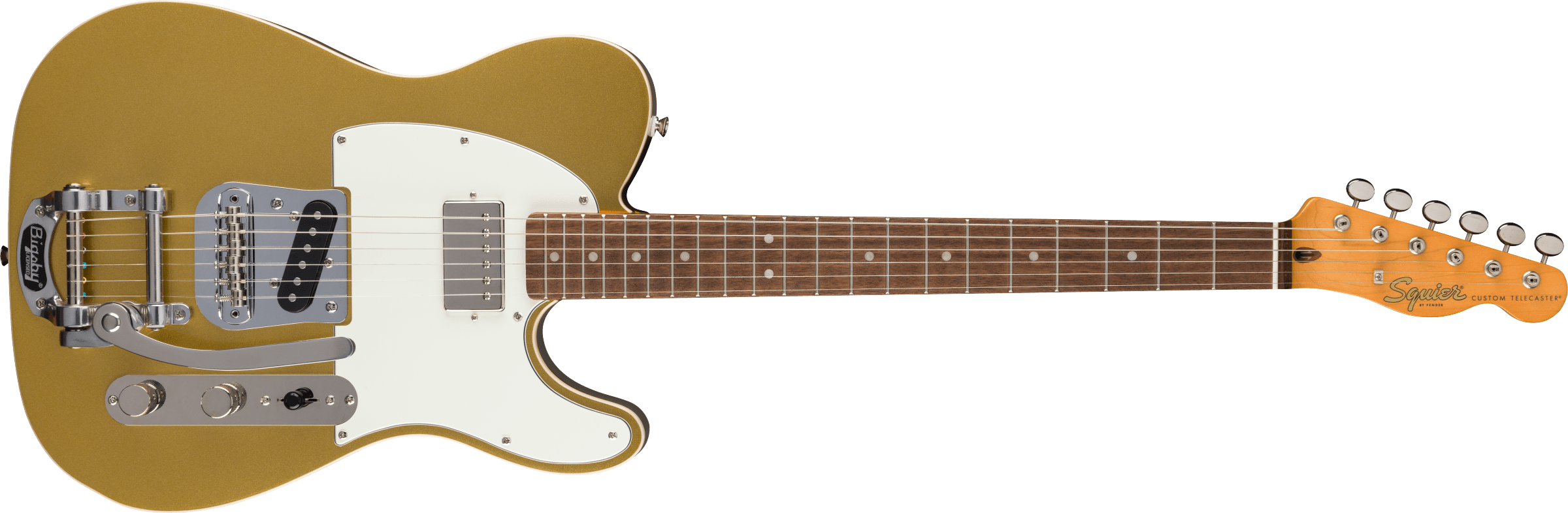 Squier Classic Vibe Custom Telecaster SH with Bigsby - Aztec Gold Metallic