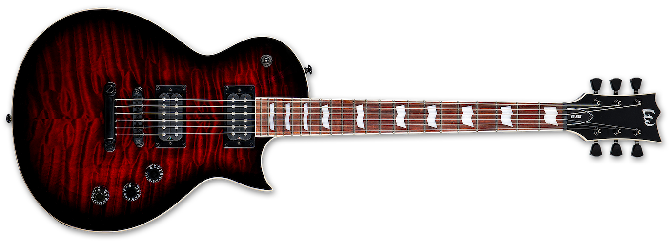 ESP LTD EC-256QM Electric - See Thru Black Cherry Sunburst