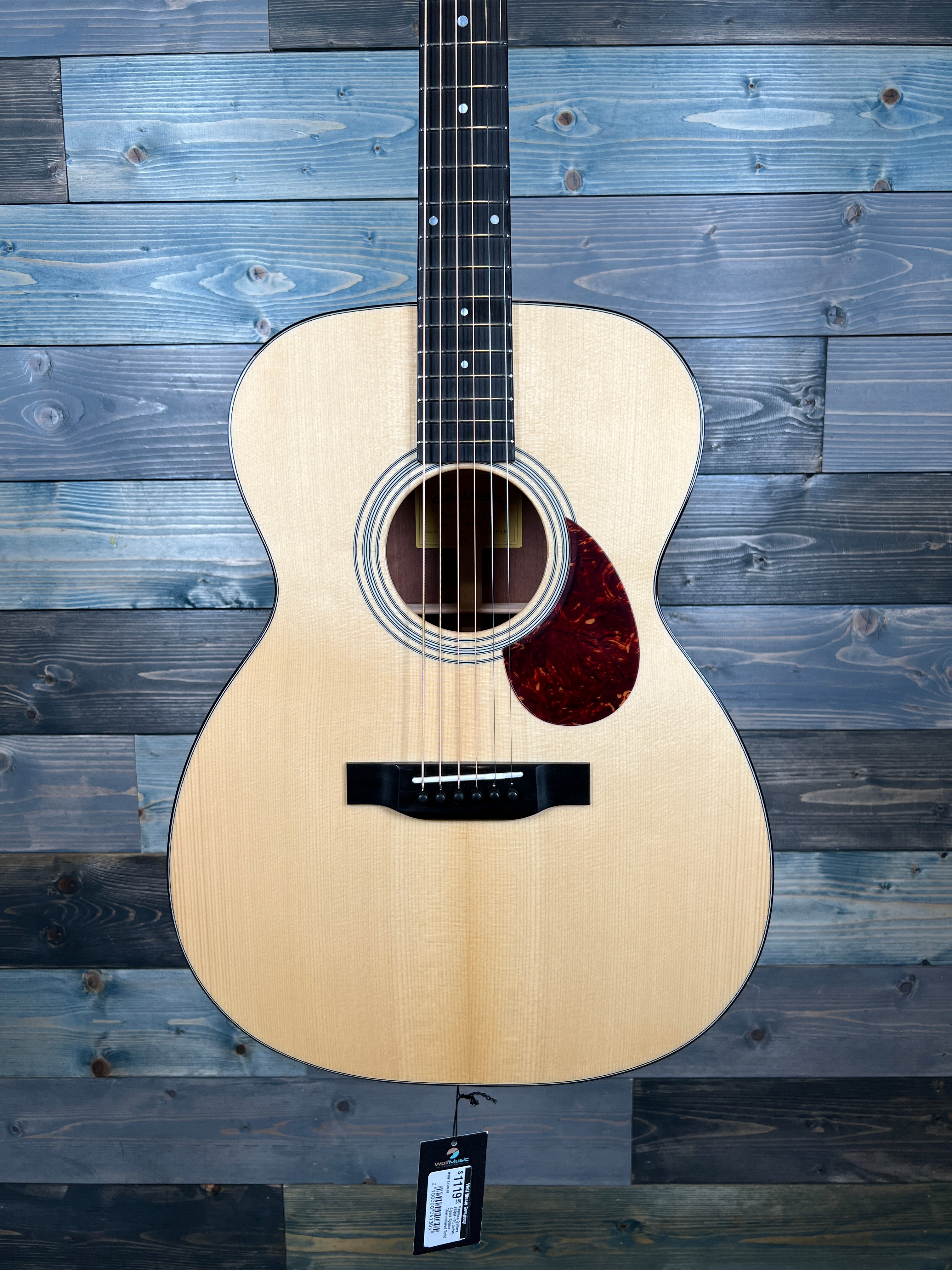 Eastman Guitars E6OM-TC Swiss Alpine Spruce Thermocured Solid Top Acoustic