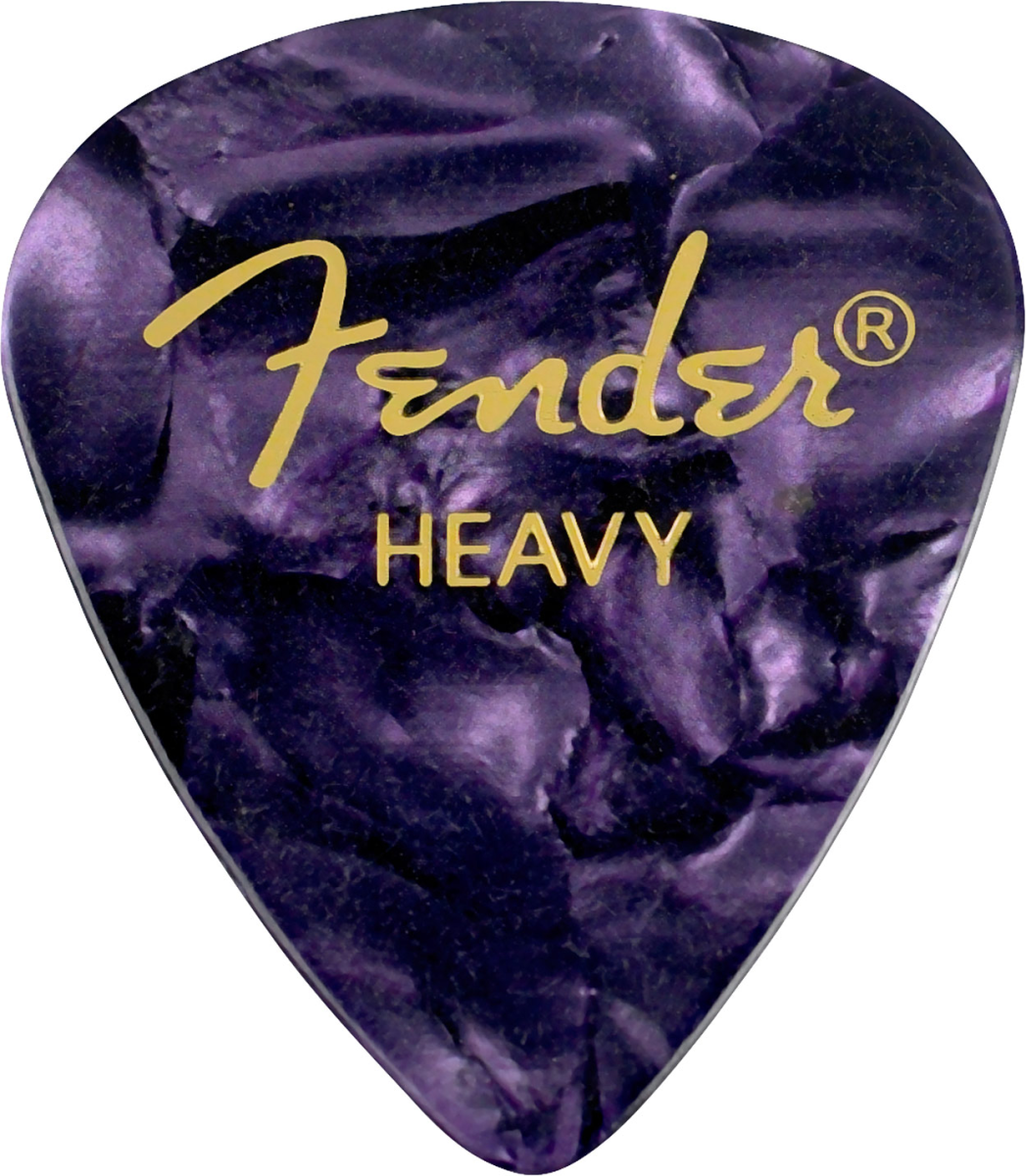 Fender Premium Celluloid 351 pick, Heavy - Purple